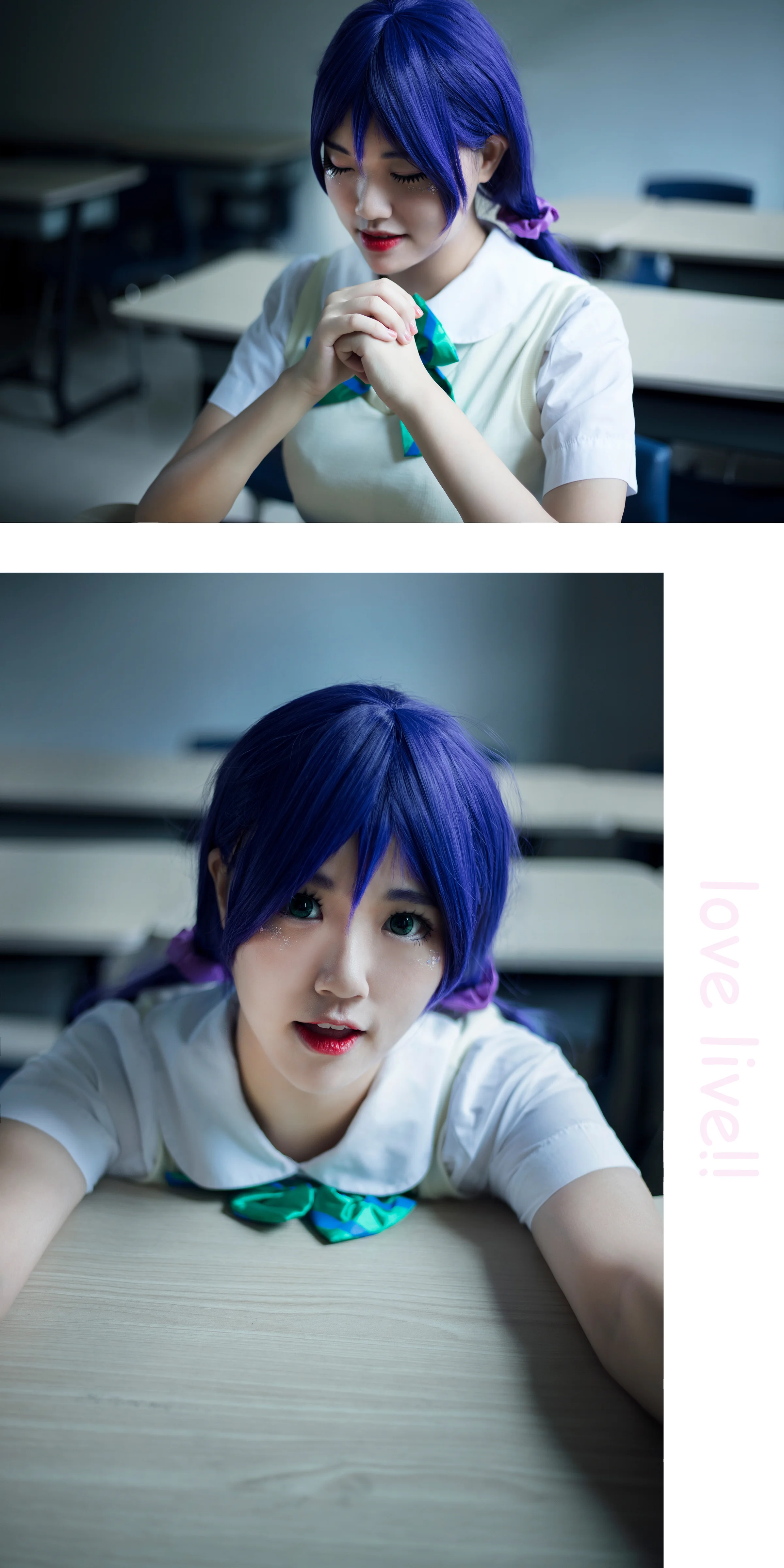 LL校服东条希COS写真