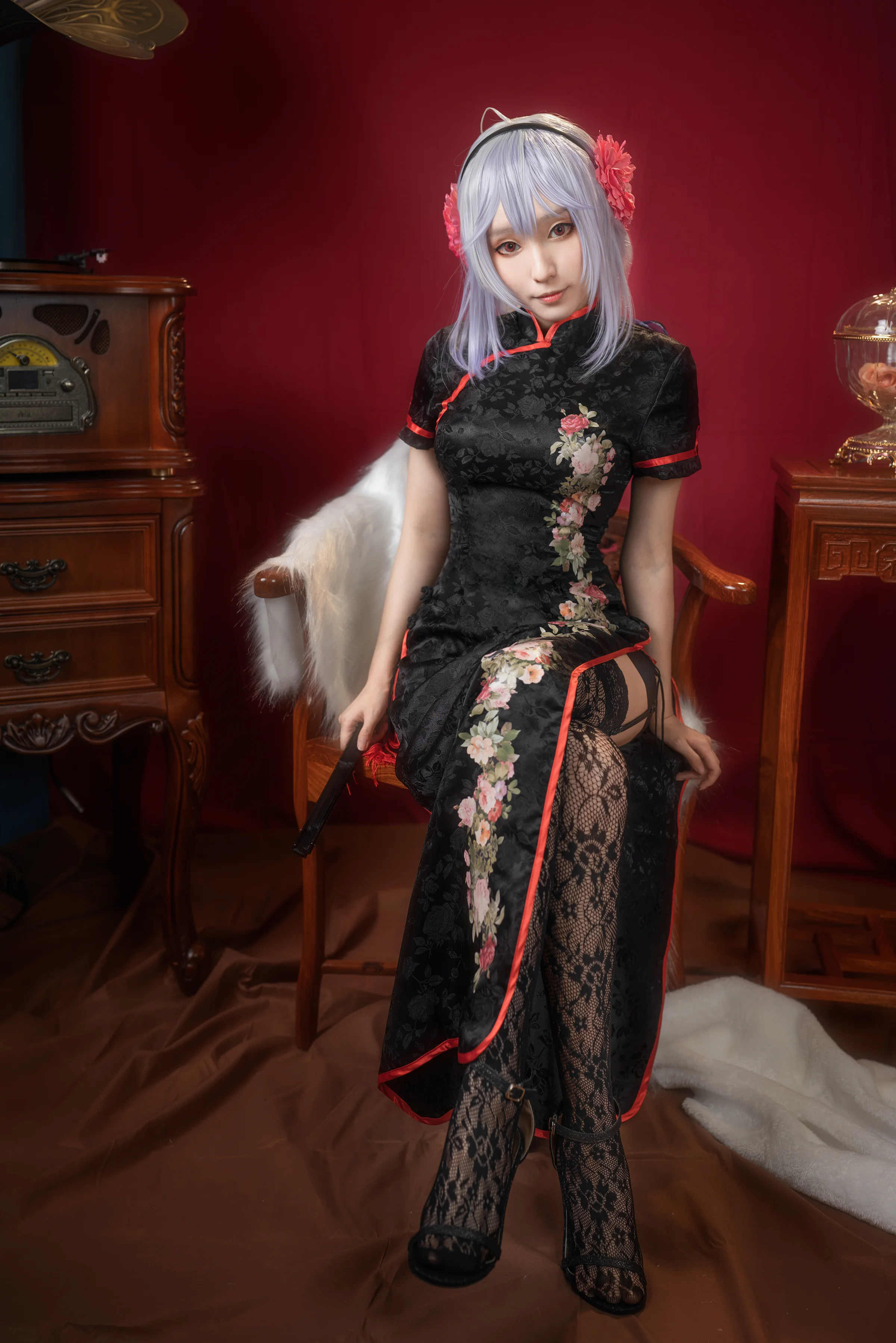 弱音 旗袍 COS写真 初音未来