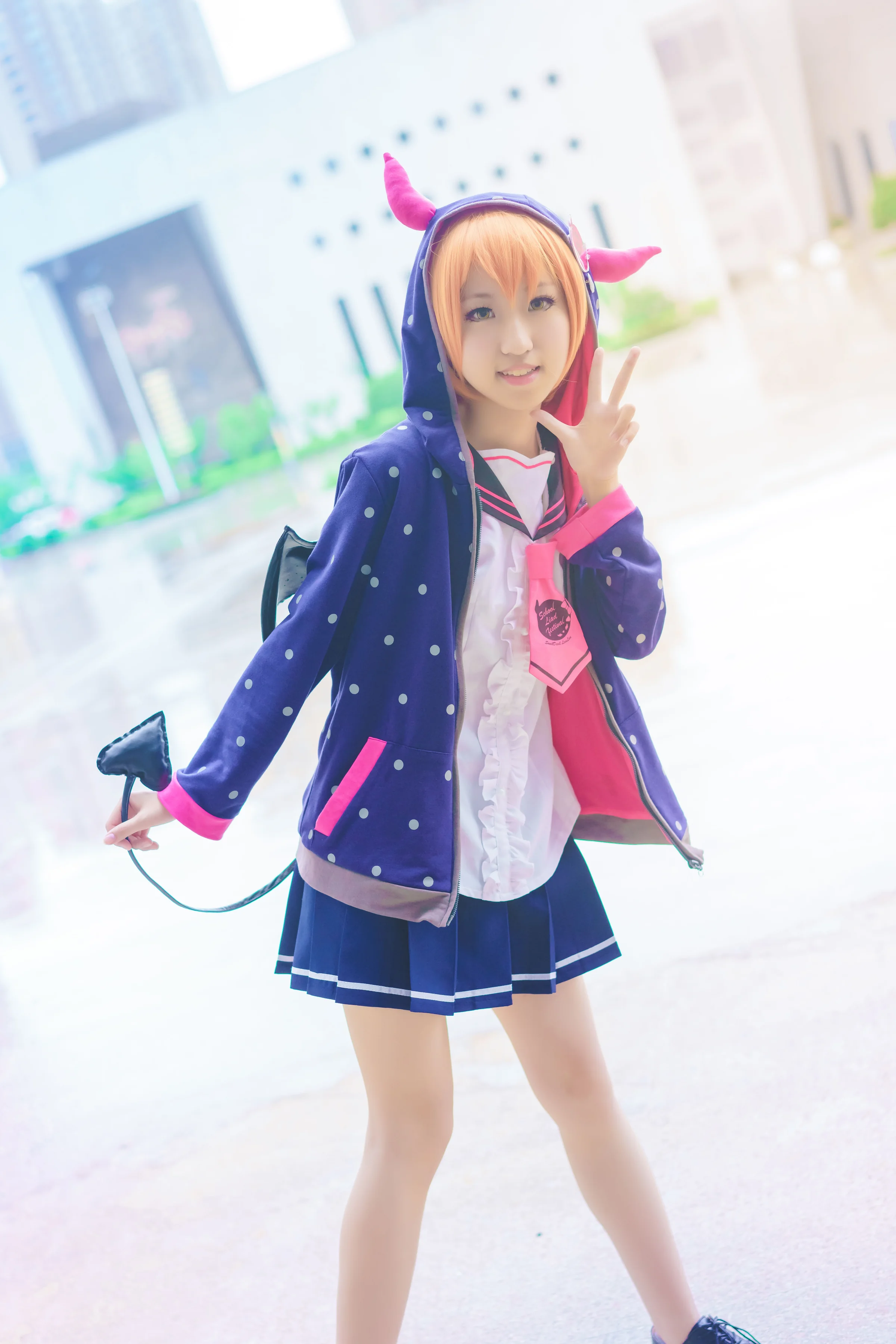 Love Live！星空凛小恶魔未觉醒COS写真