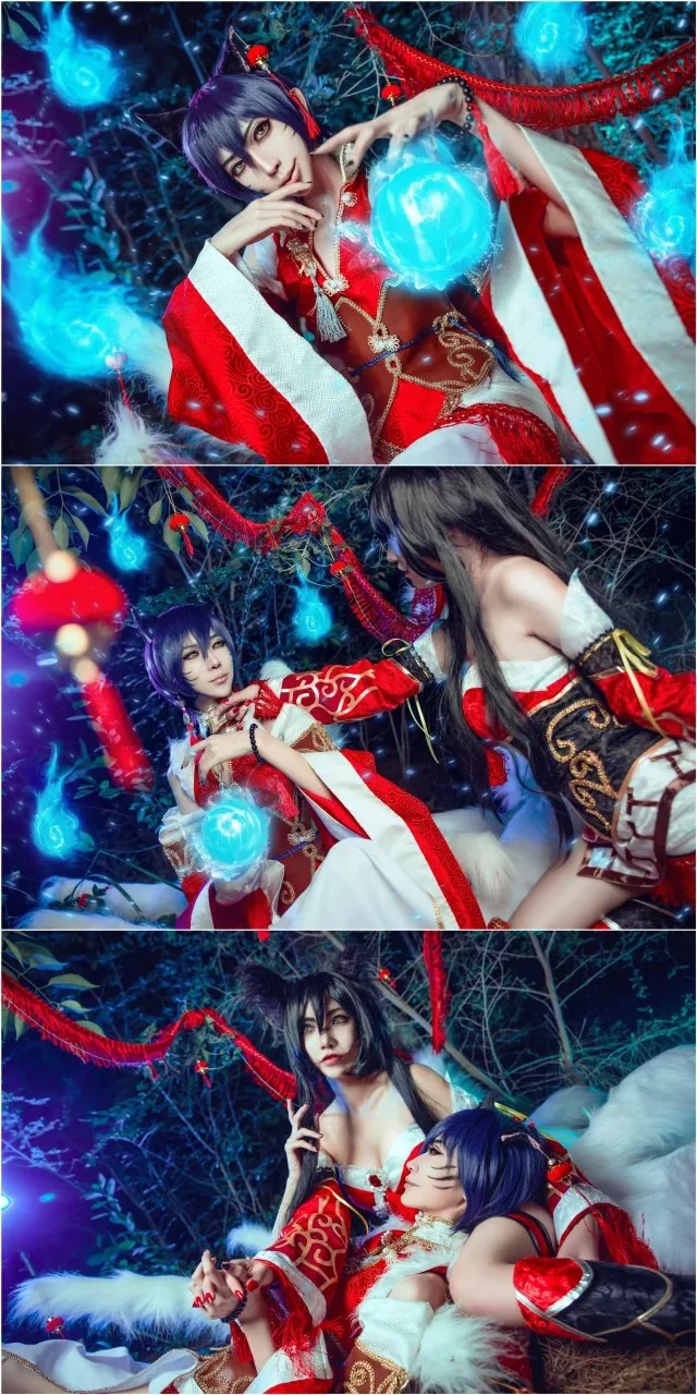 英雄联盟九尾妖狐阿狸COS写真