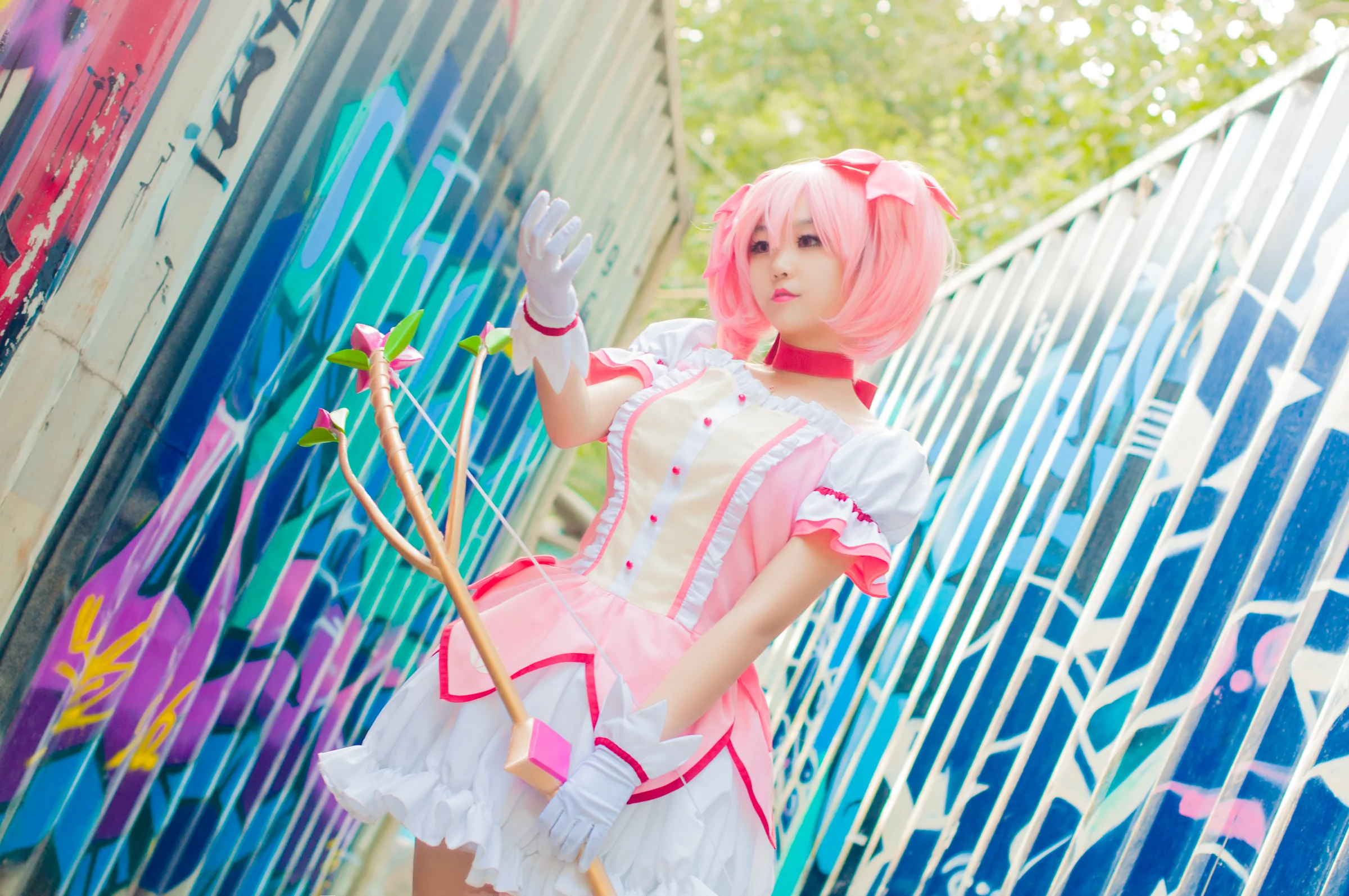魔法少女小圆鹿目圆COS写真