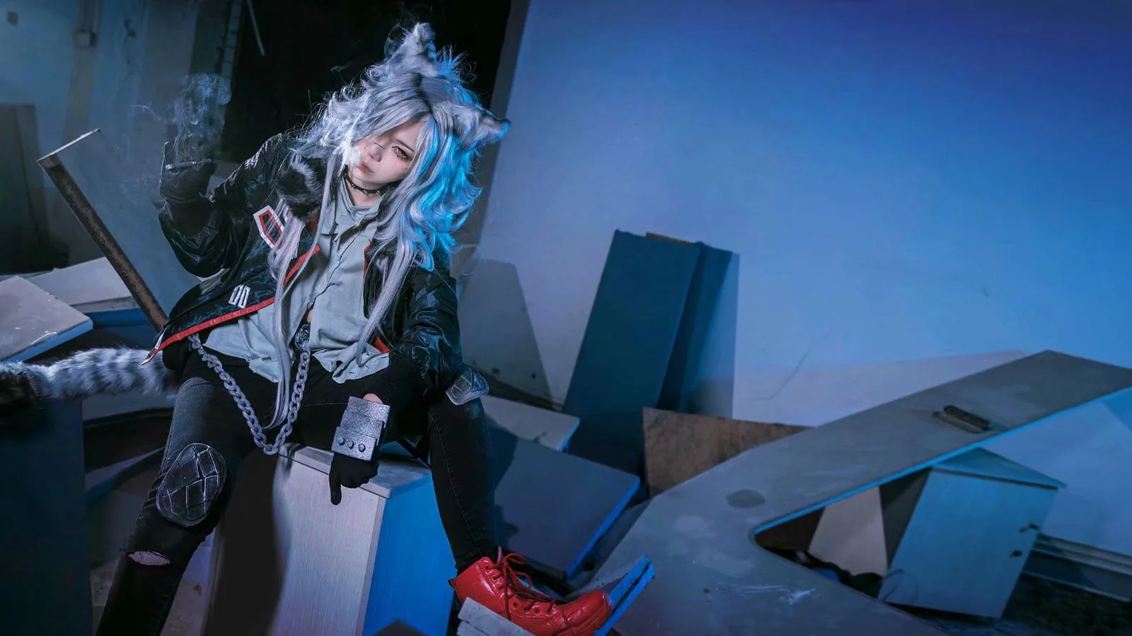 《明日方舟》 因陀罗COS写真