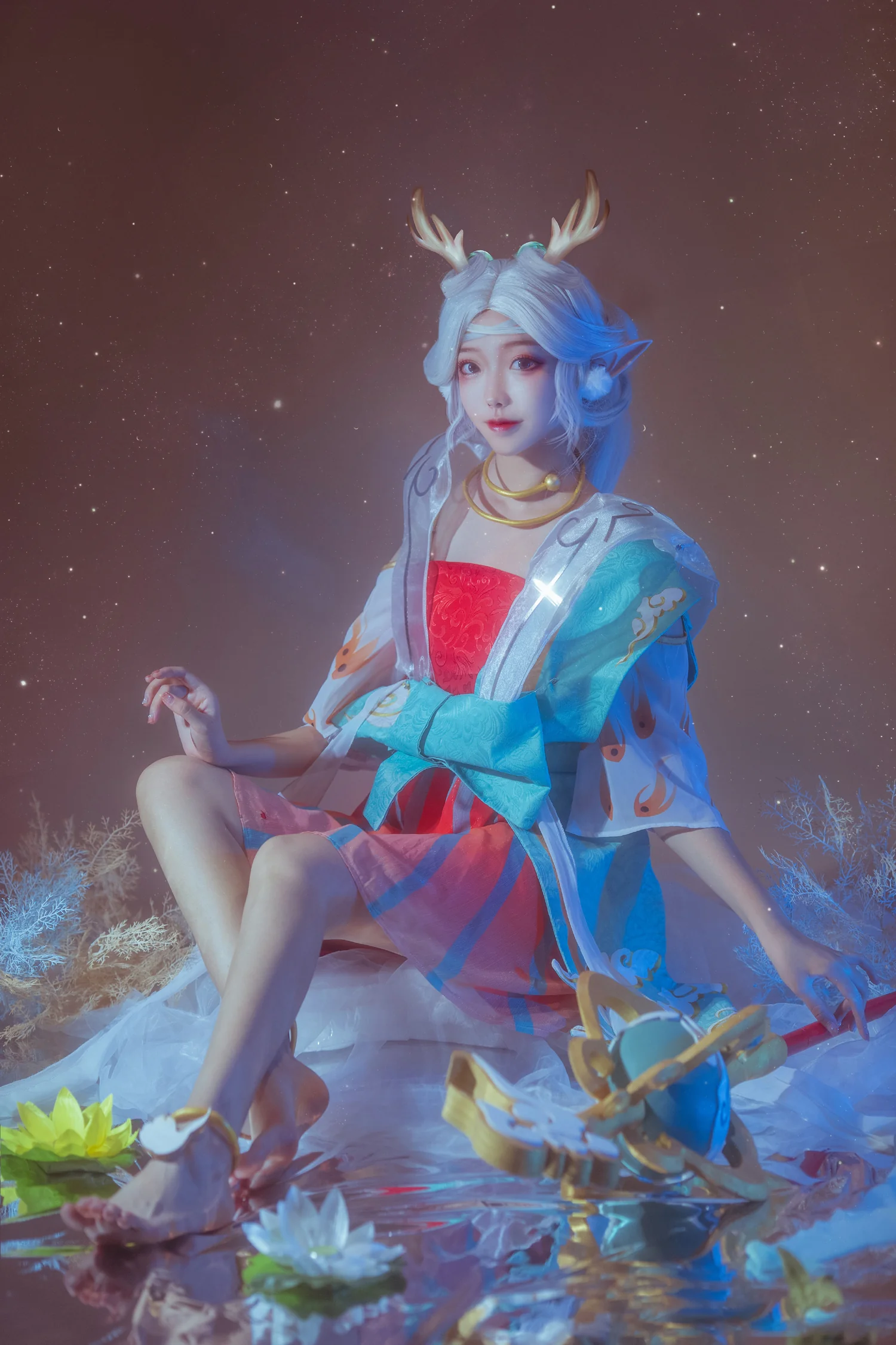 王者荣耀 瑶遇见神鹿COS写真