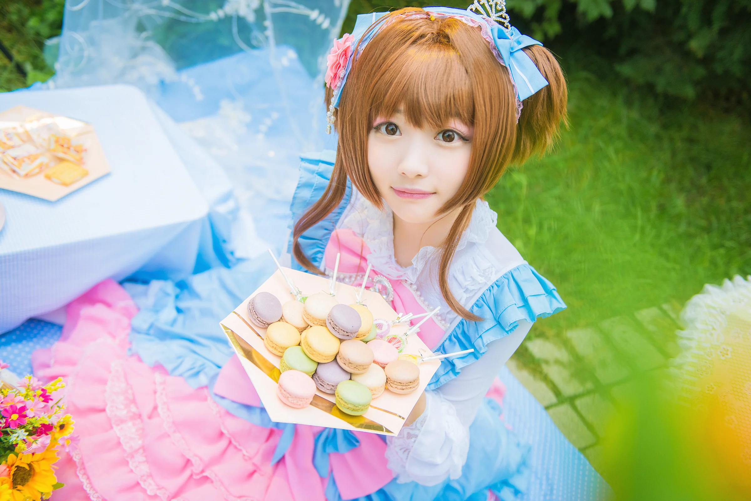 魔卡少女樱 小樱下午茶COS写真