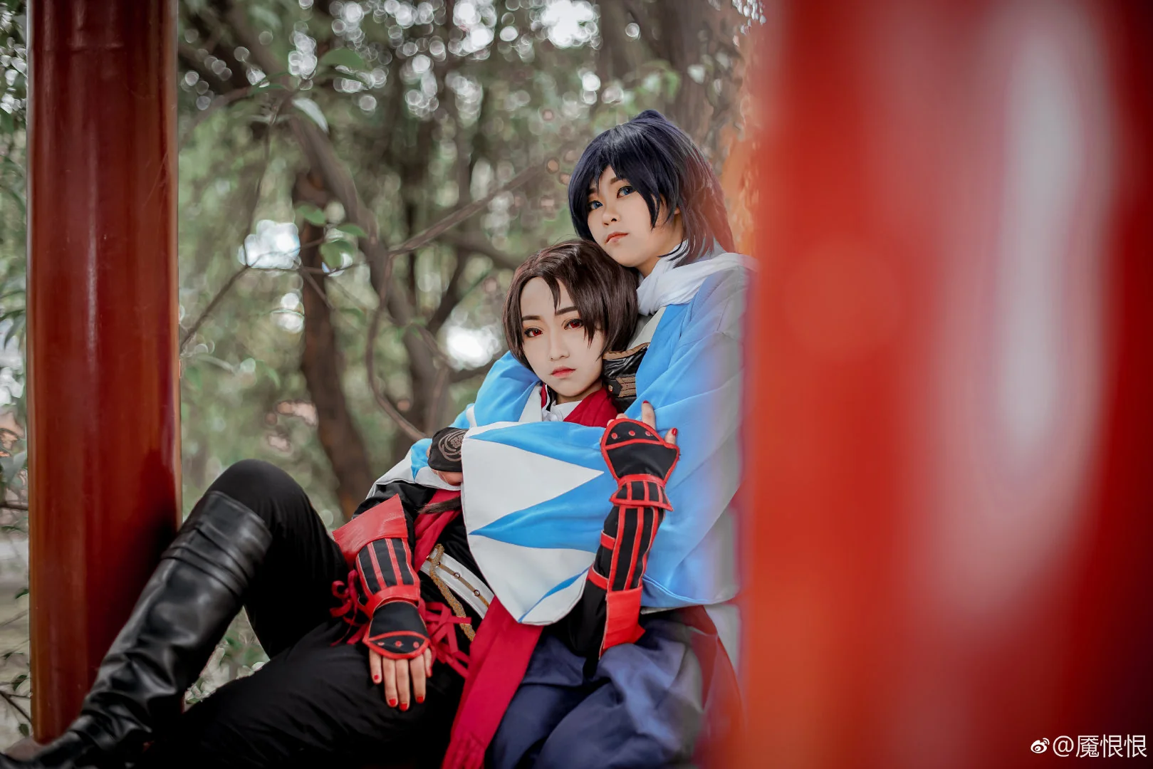 刀剑乱舞 安定 清光COS写真