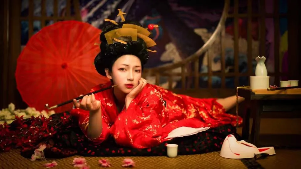 恶女花魁 日暮COS写真