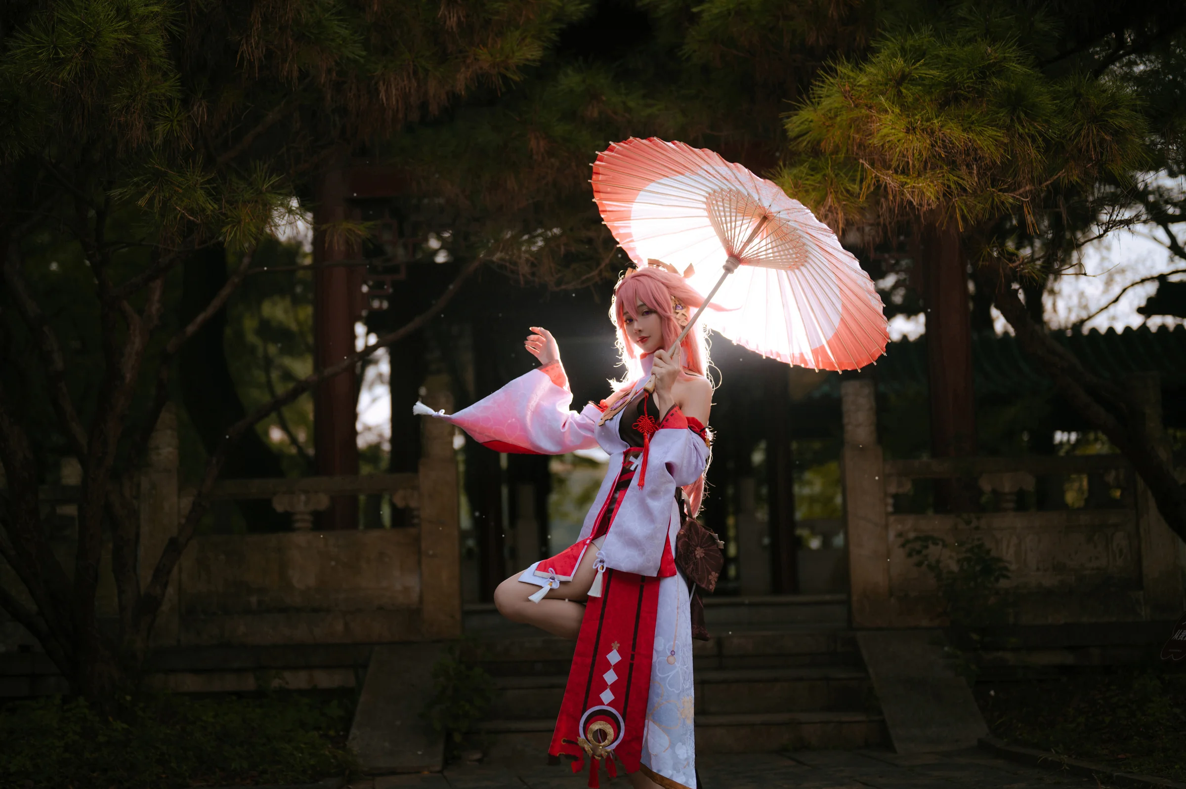 《原神》八重神子COS写真