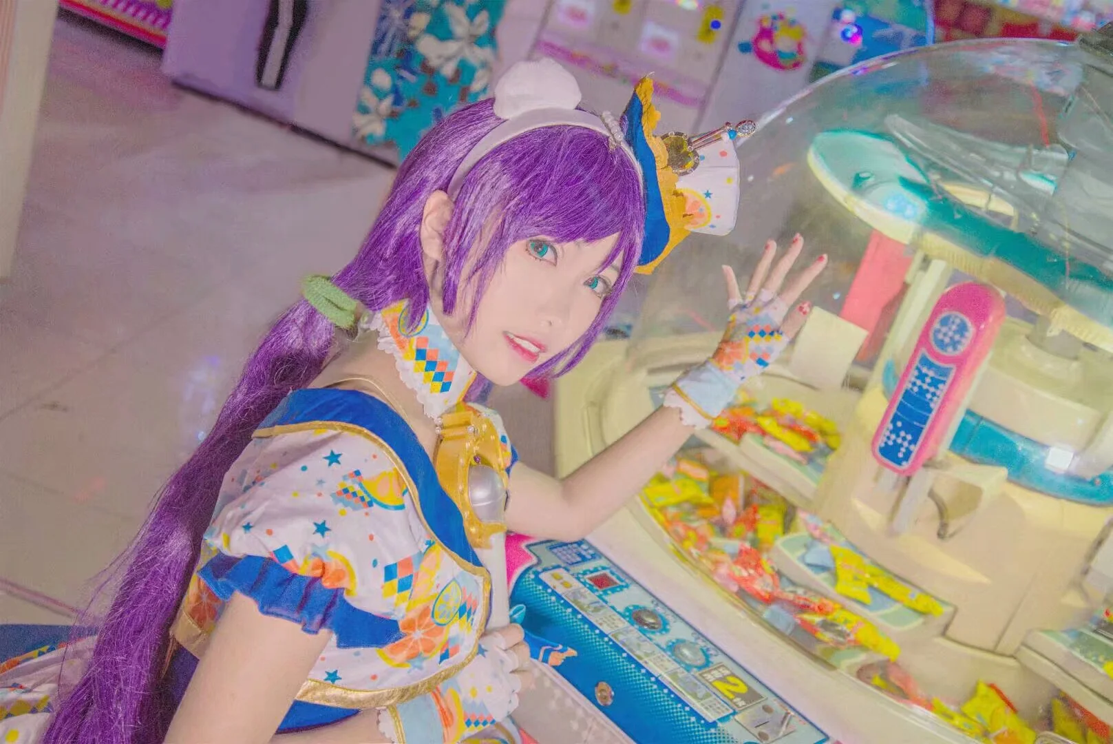 东条希COS写真 来和咱家一起成为偶像吧