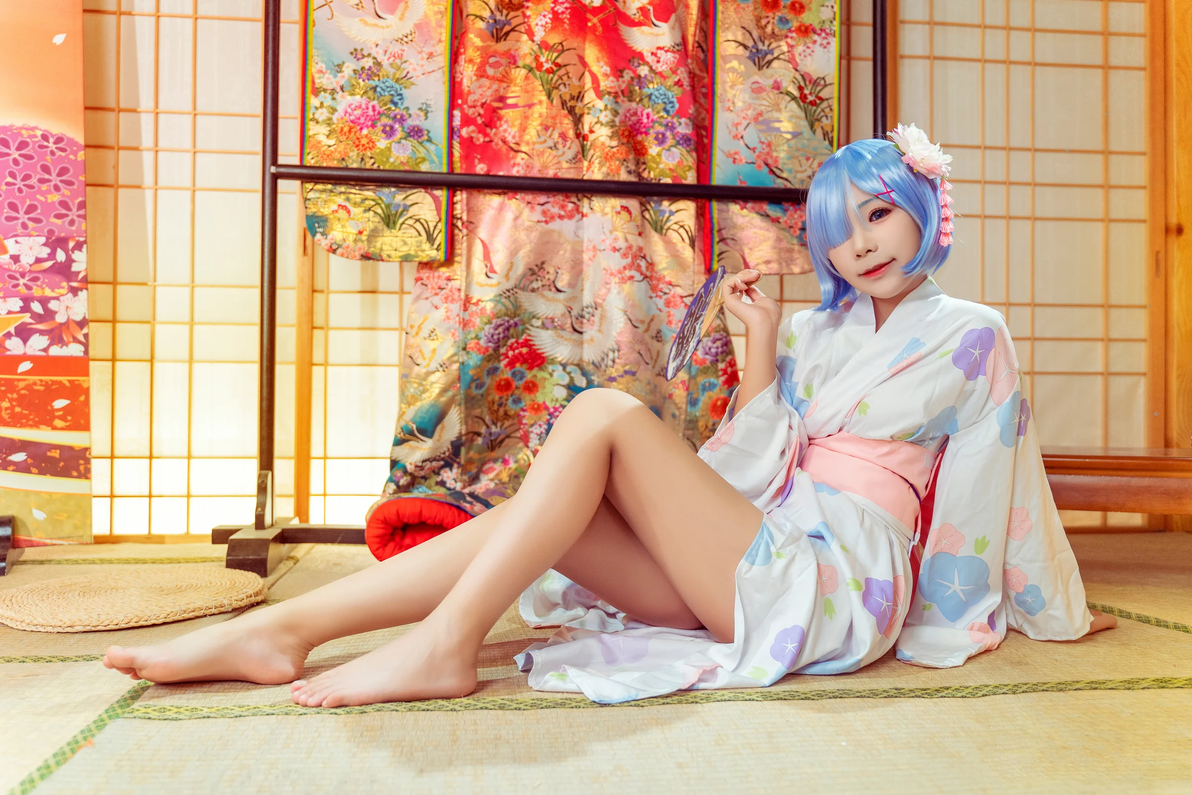 《从零开始的异世界》蕾姆浴衣COS写真