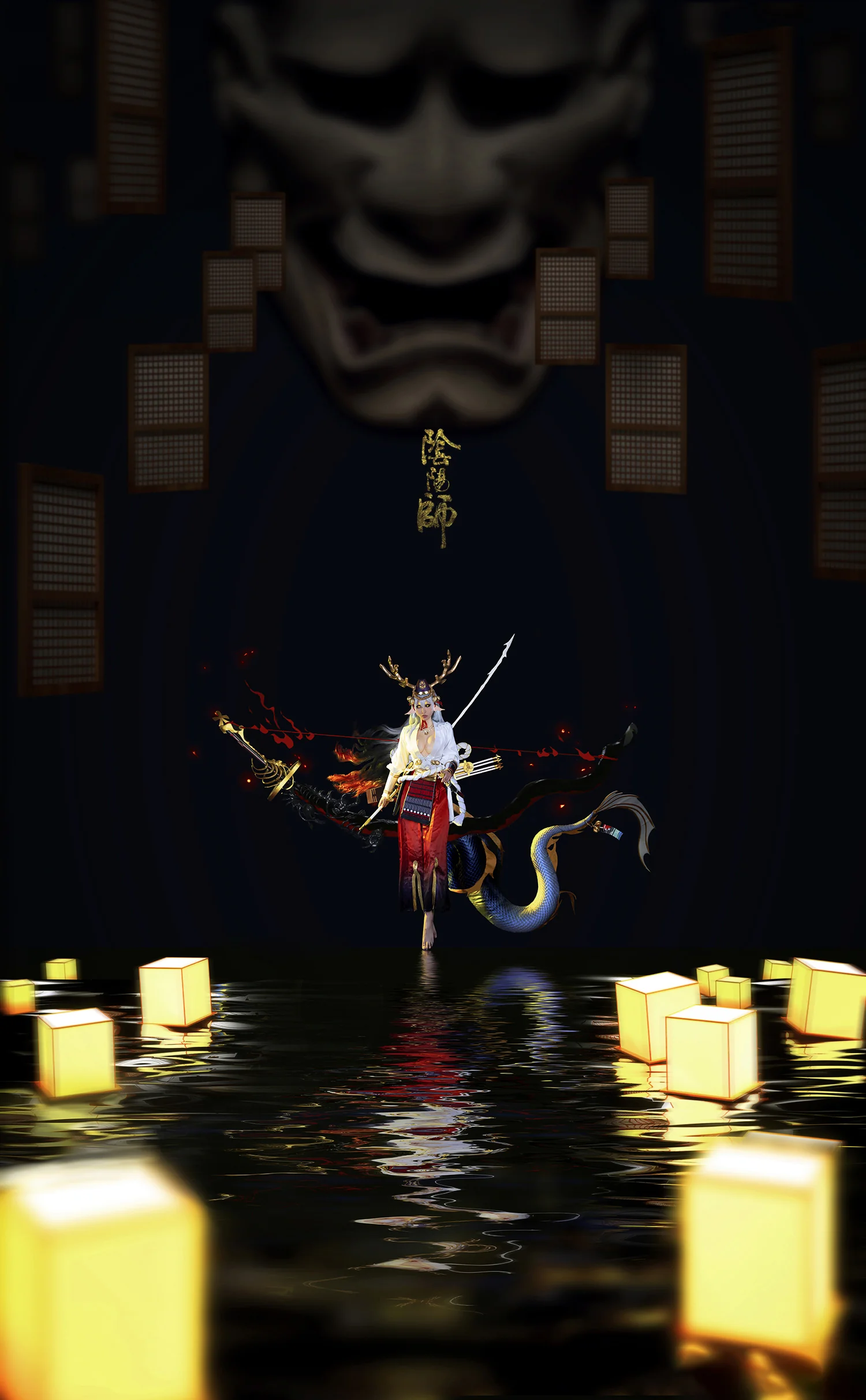 阴阳师 铃鹿御前COS写真