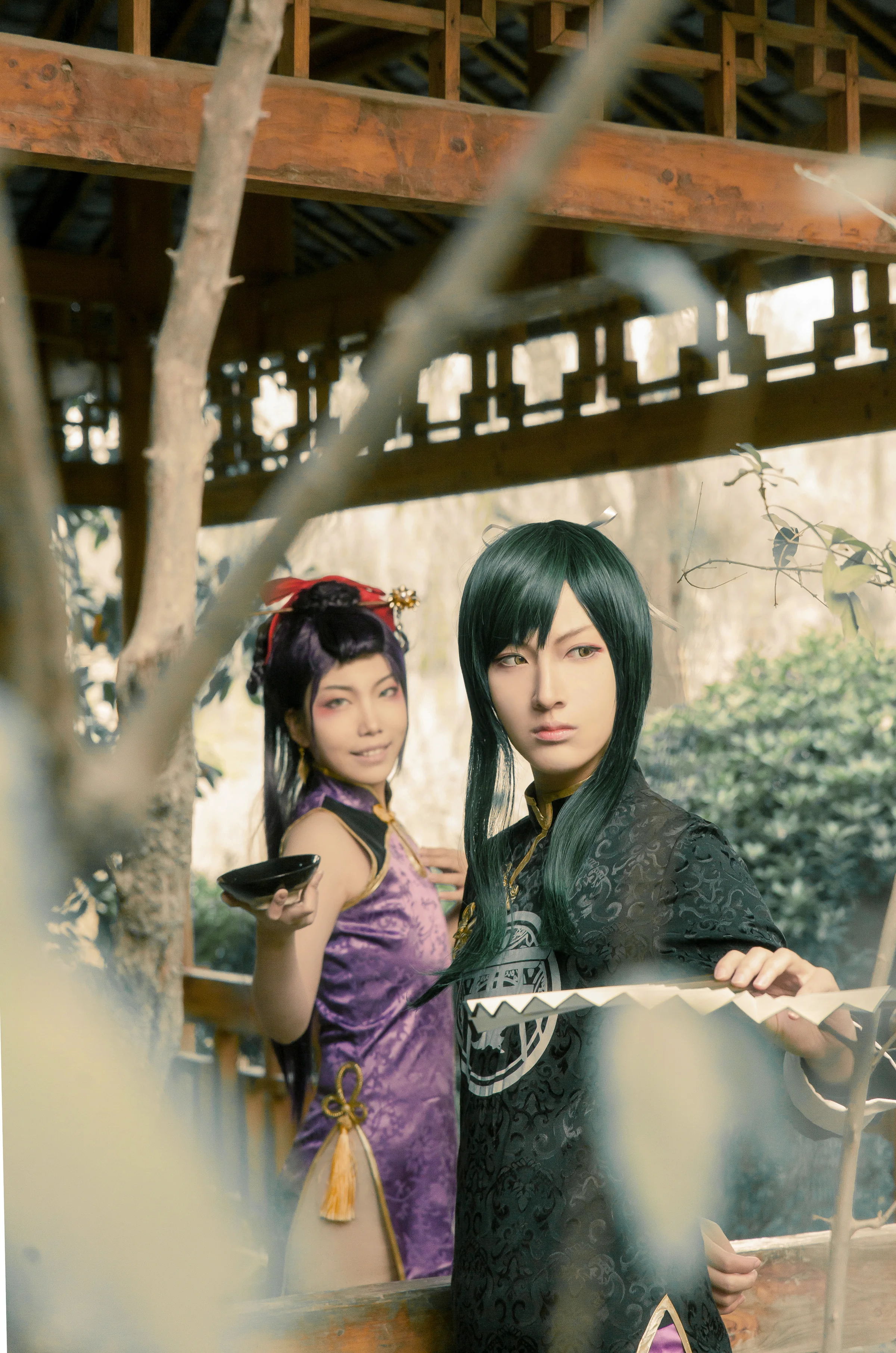 刀剑乱舞 太郎次郎旗袍同人COS写真