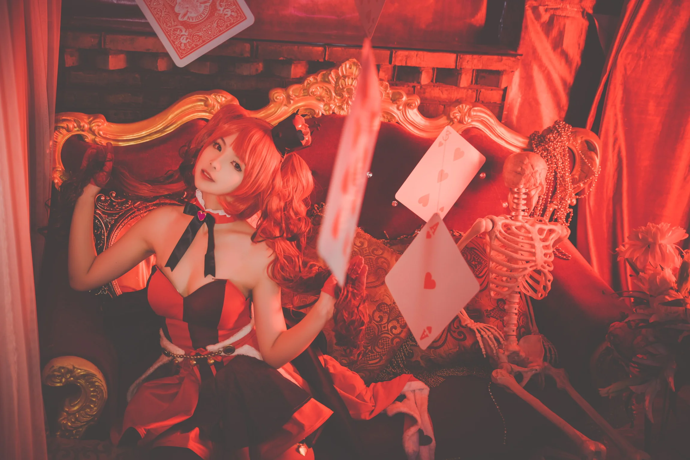 童话another系列红心女王COS写真