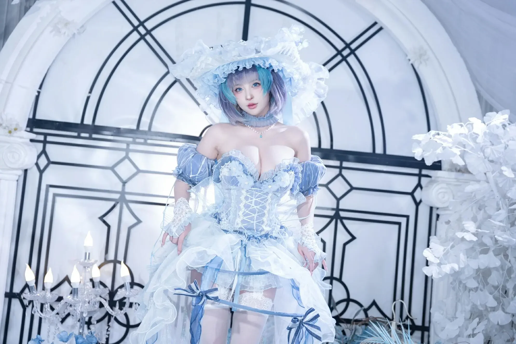 清水由乃 – 碧蓝航线 柴郡废稿礼服｜高清图片集