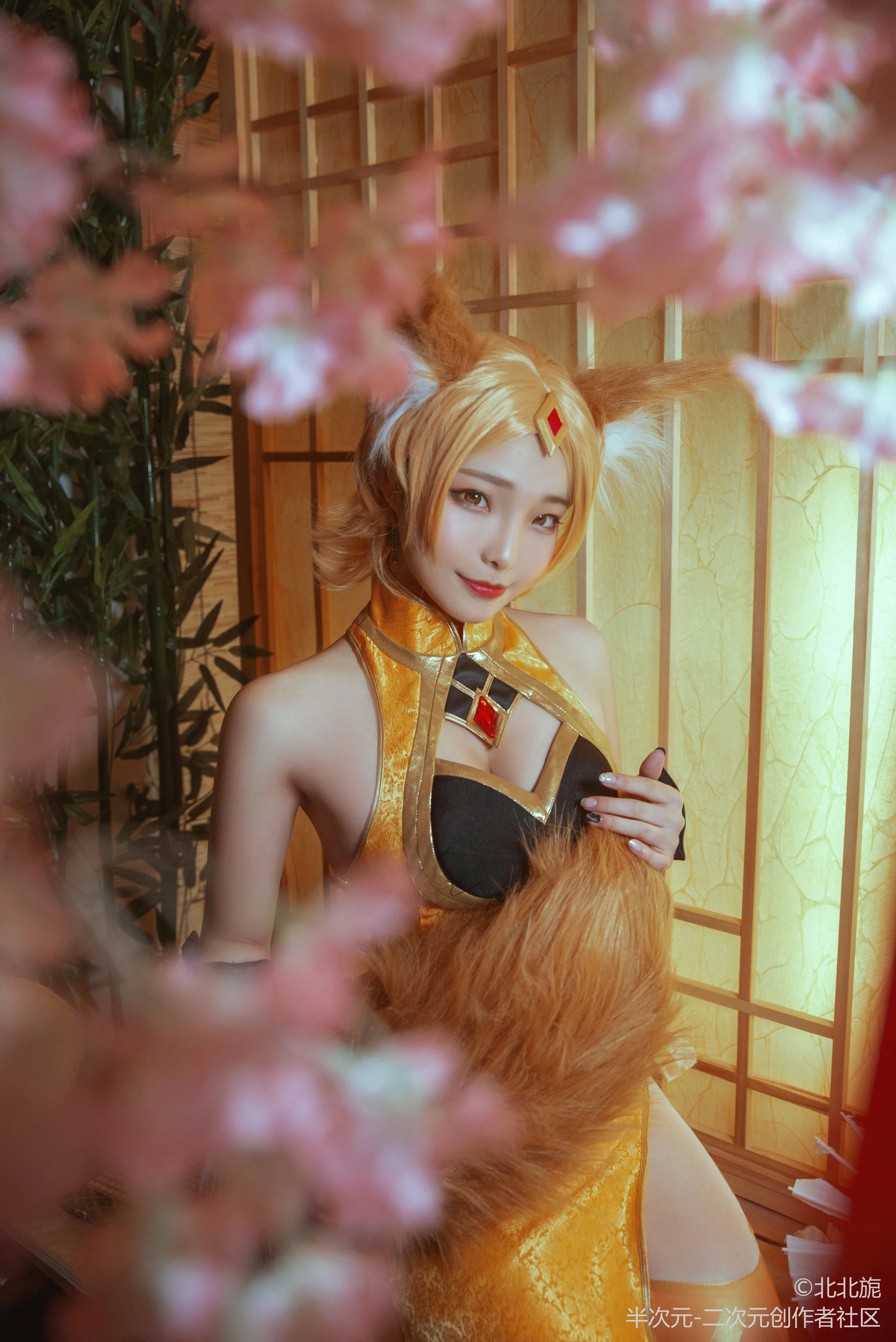王者荣耀 妲己 魅力之狐COS写真