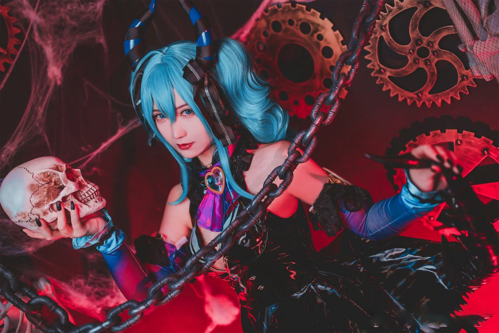 初音未来小恶魔COS写真