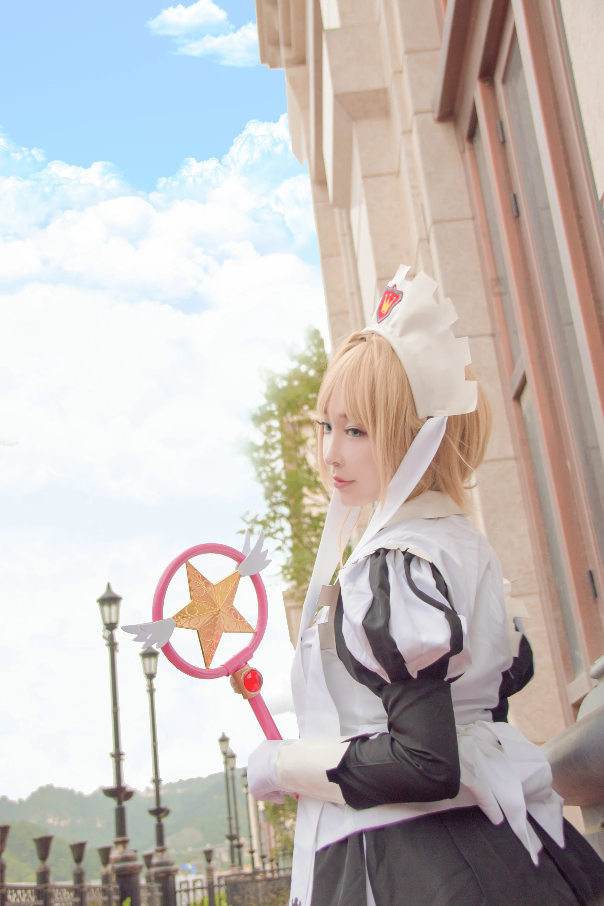 魔卡少女樱-黑白棋COS写真