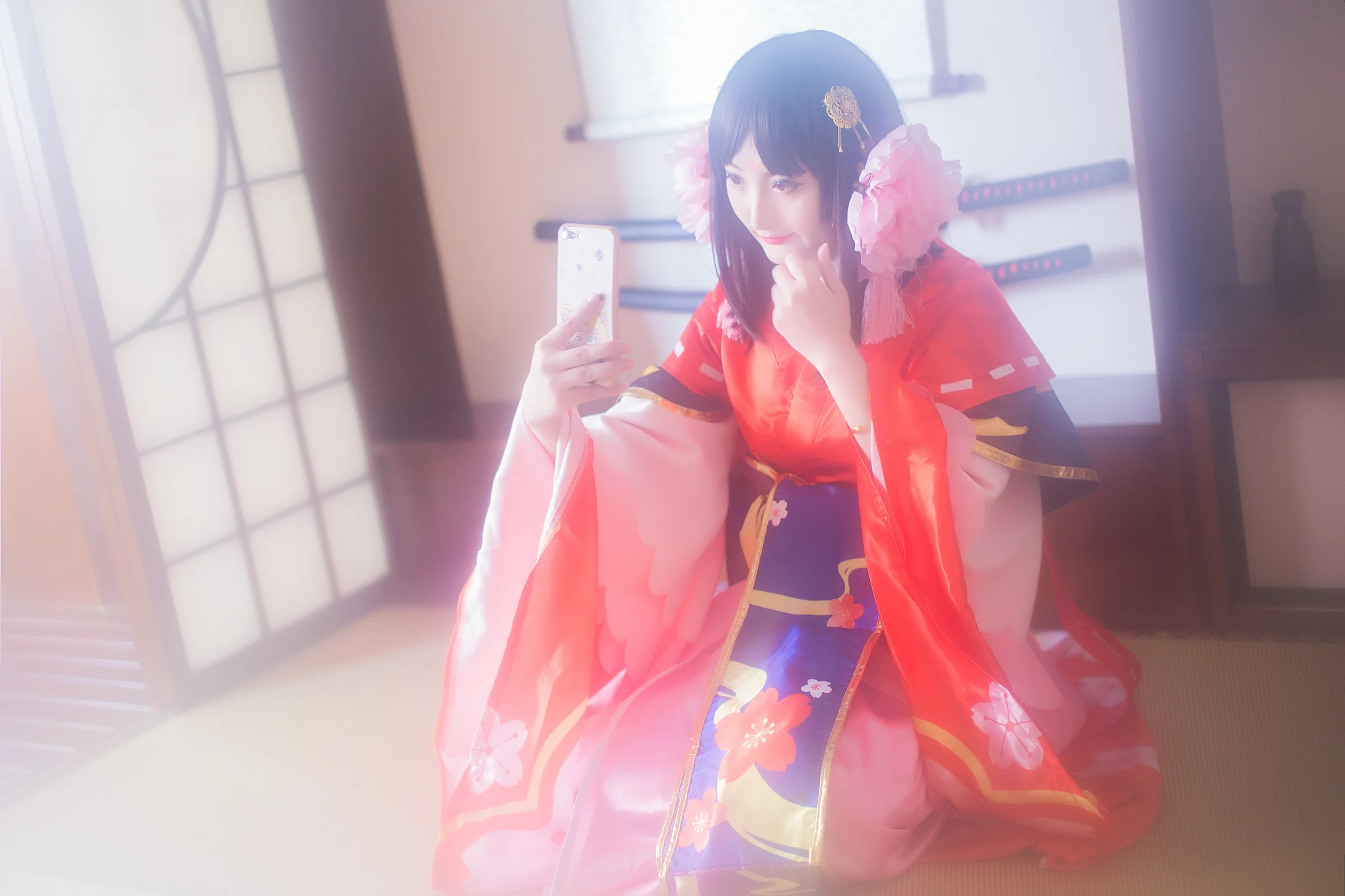 阴阳师樱与桃COS写真
