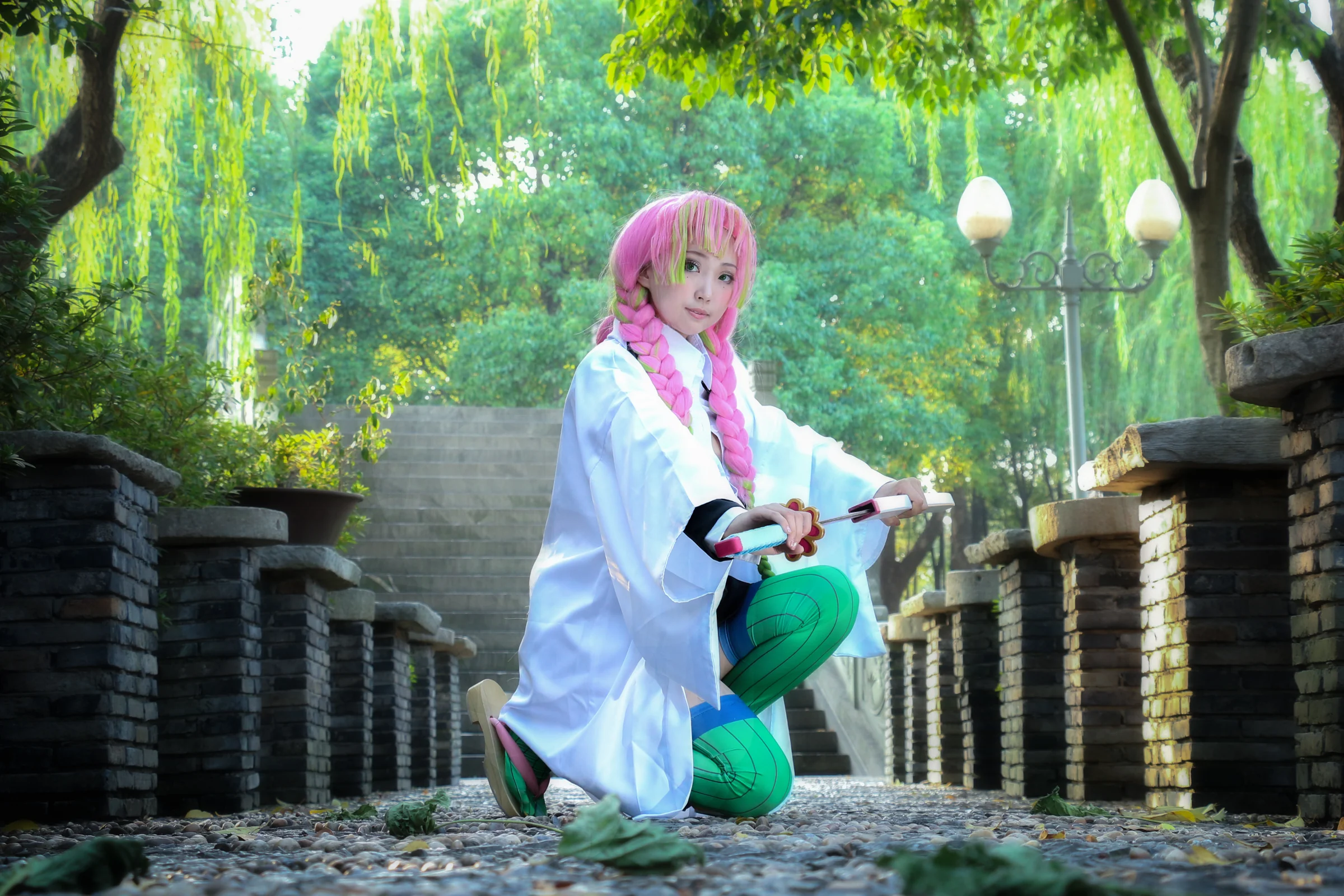 鬼灭之刃 甘露寺蜜璃恋柱COS写真