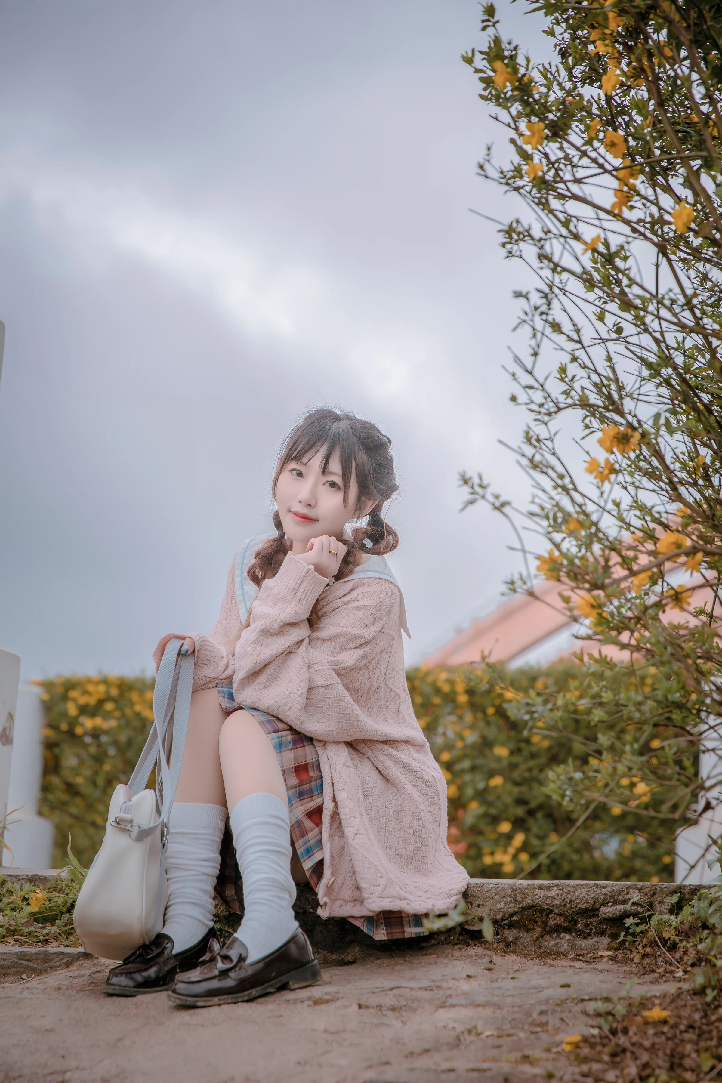 JK制服，天气有点遗憾｜高清图片集