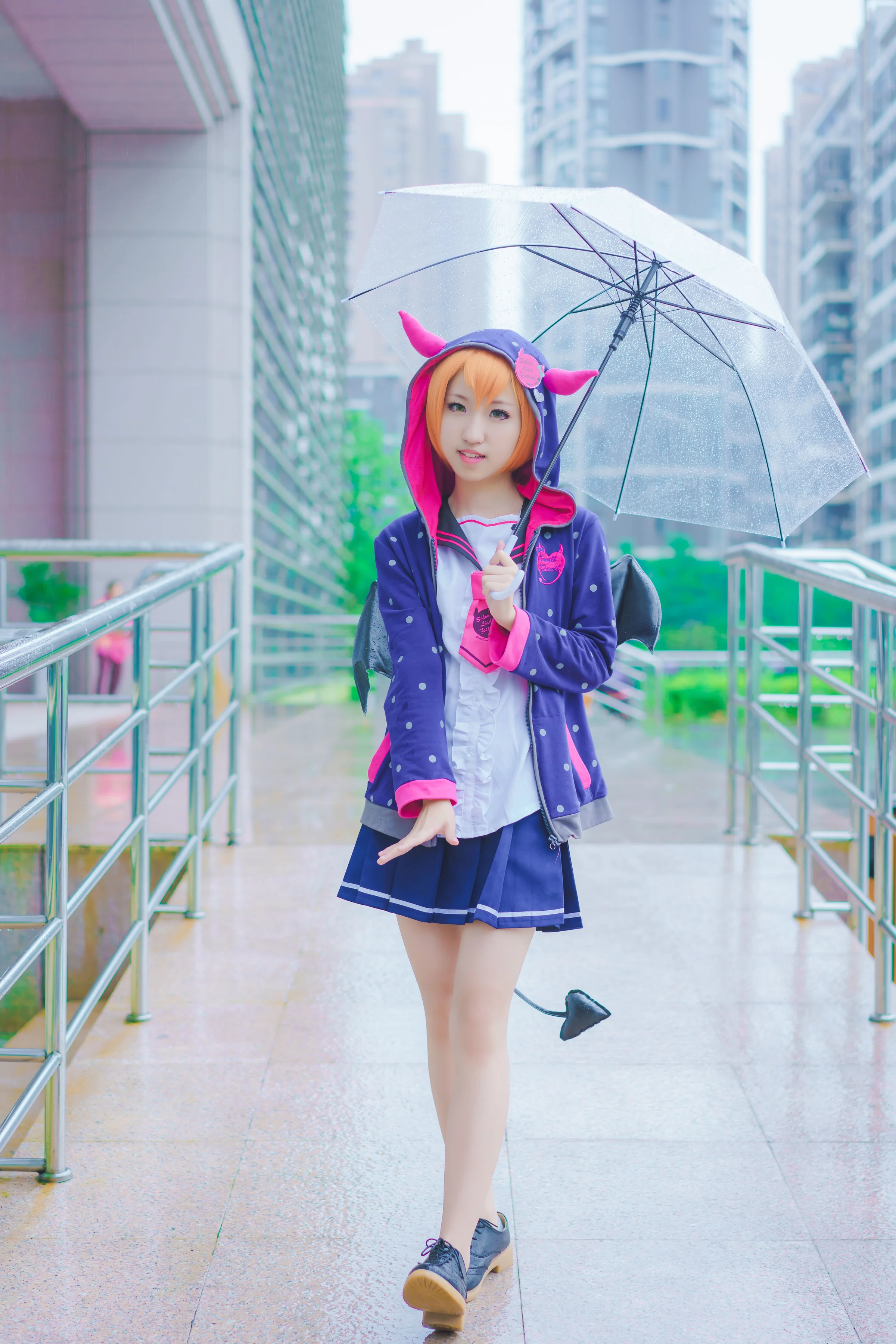 Love Live！星空凛小恶魔未觉醒COS写真