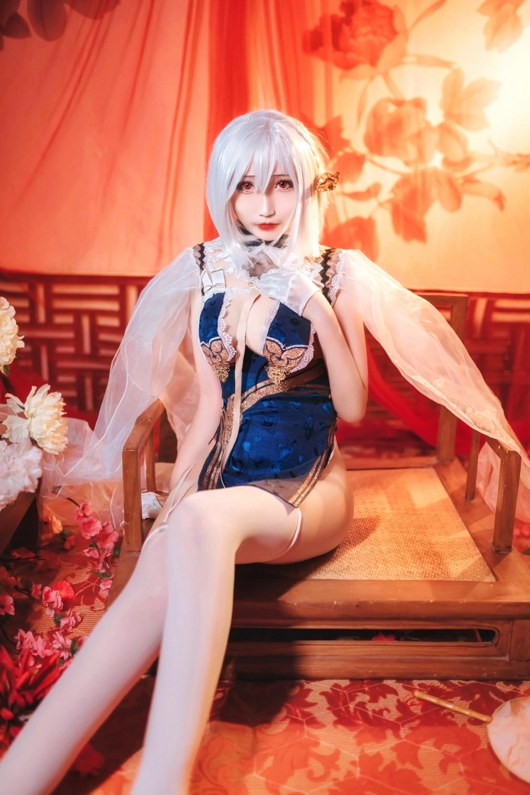 《碧蓝航线》天狼星旗袍COS写真