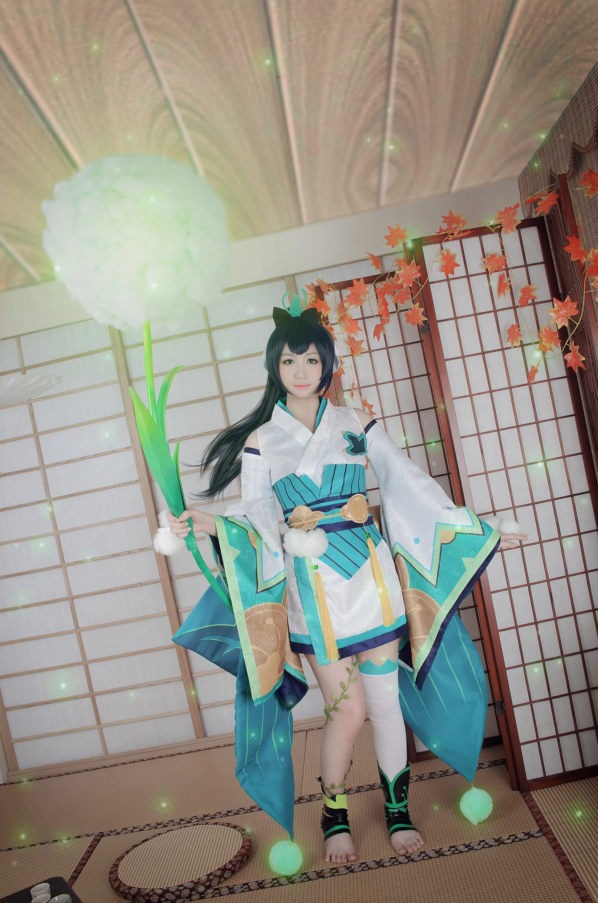 网易阴阳师 萤草未觉醒COS写真