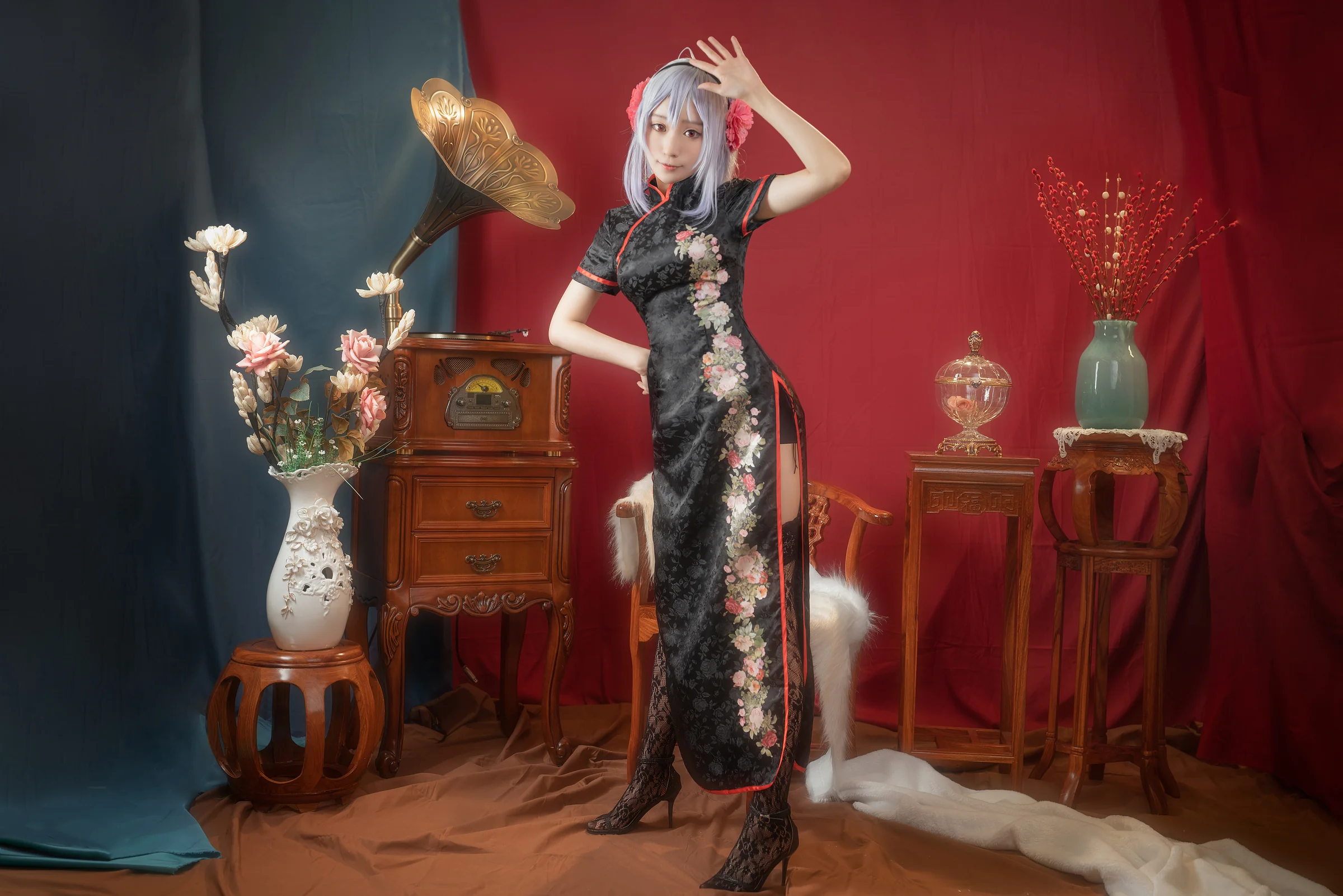 弱音 旗袍 COS写真 初音未来