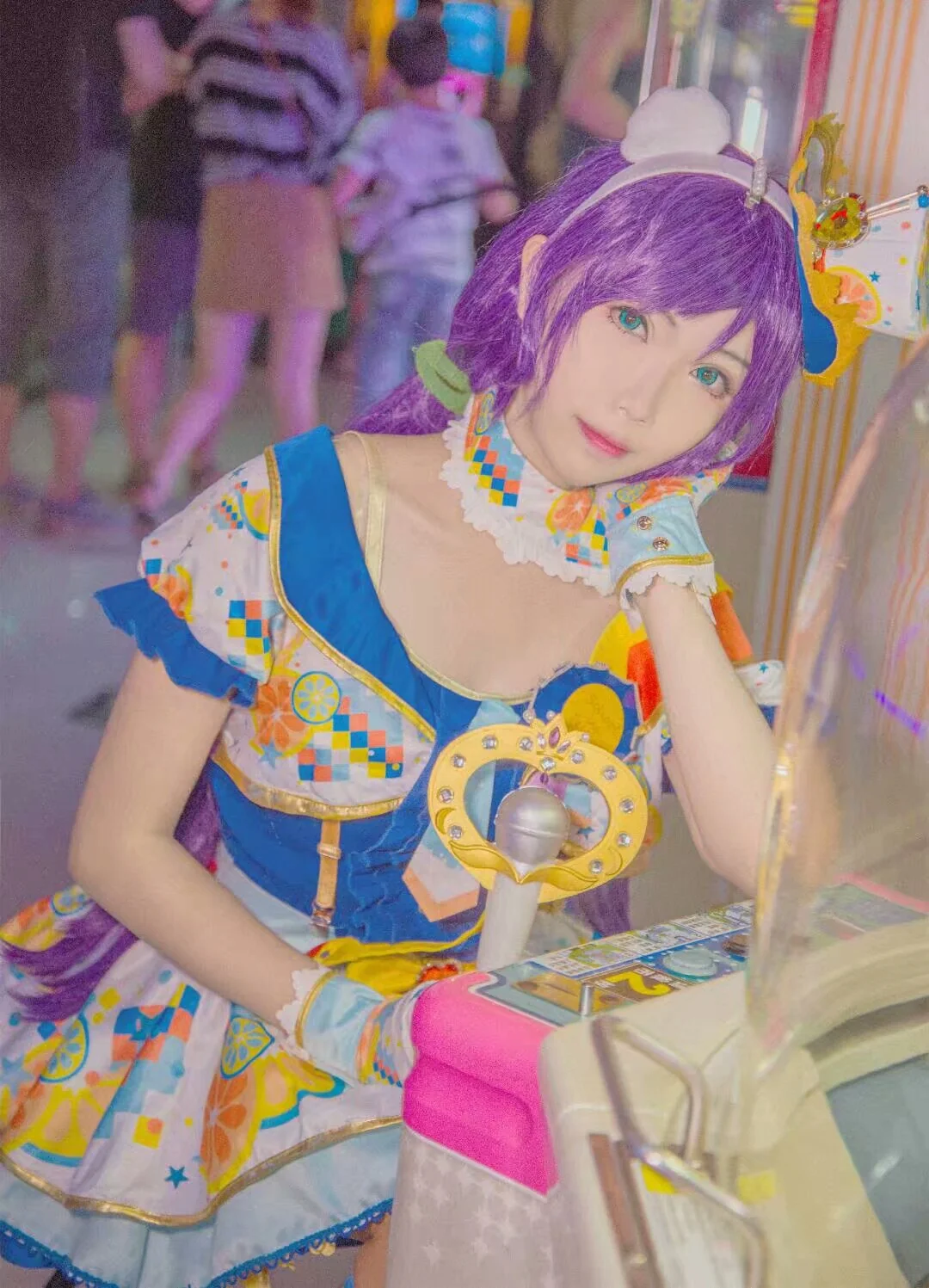 东条希COS写真 来和咱家一起成为偶像吧