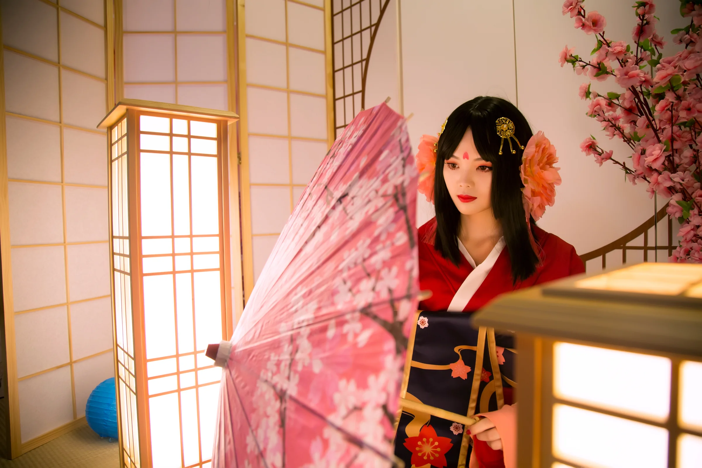 阴阳师樱花妖COS写真 我.....除了你以外不会再爱上任何人了