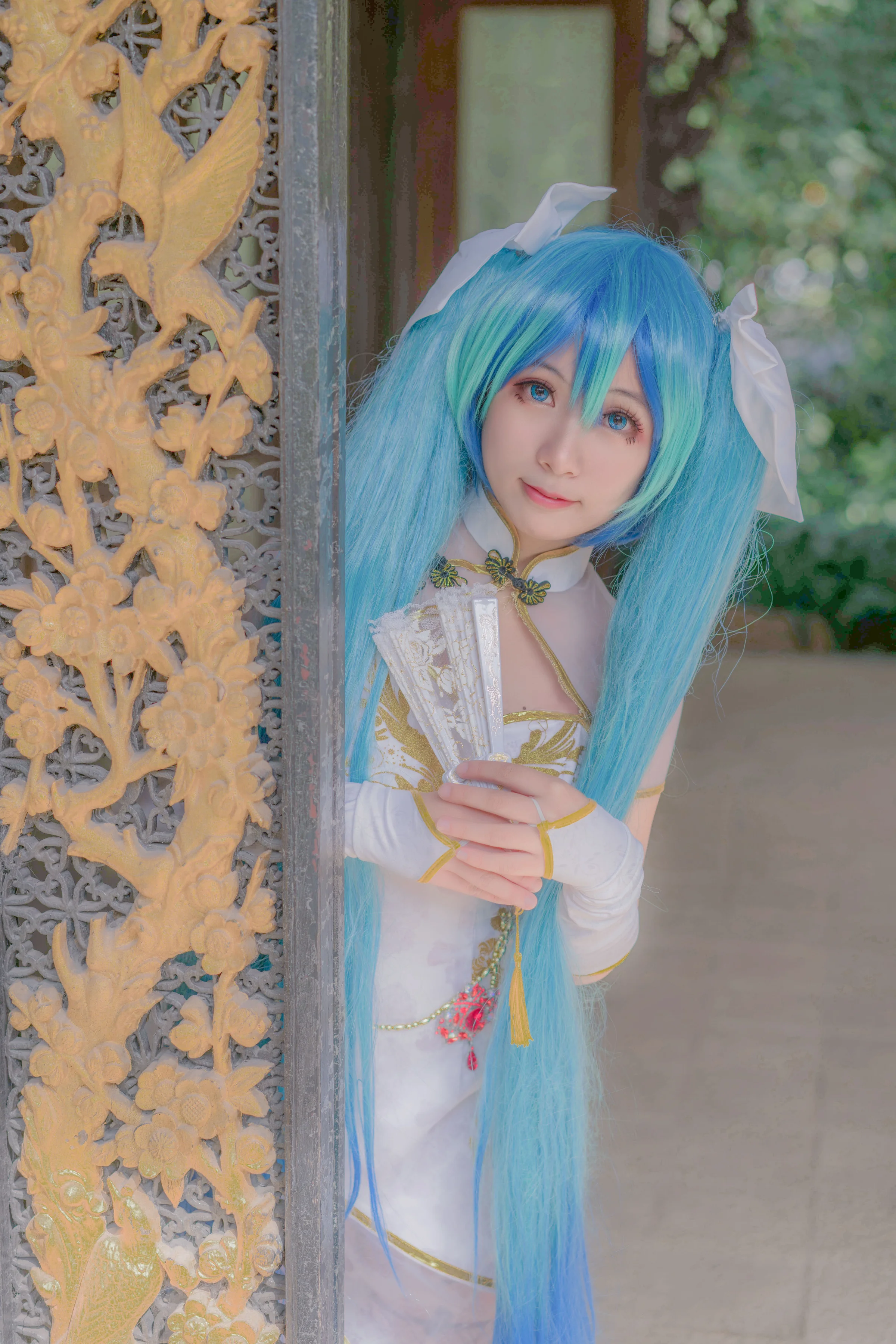 VOCALOIDmiku金丝雀COS写真