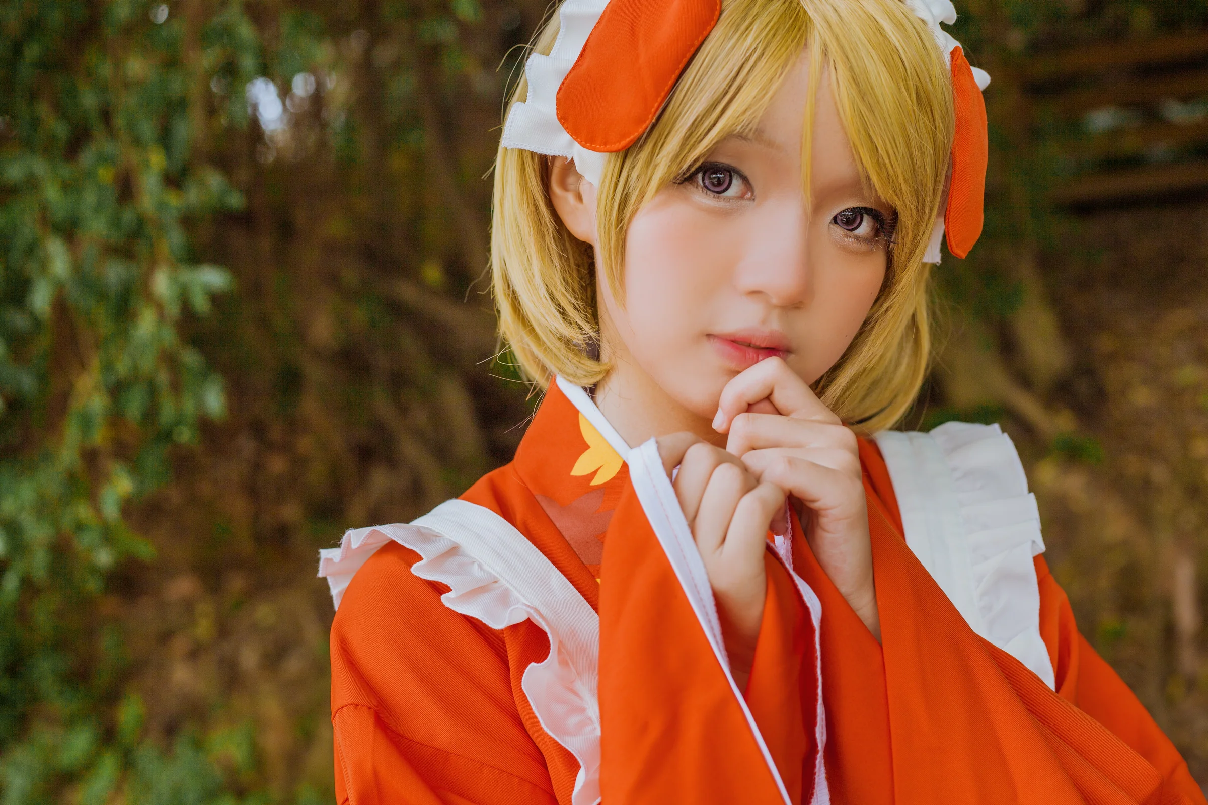 【love live!】小泉花阳枫叶和服COS写真