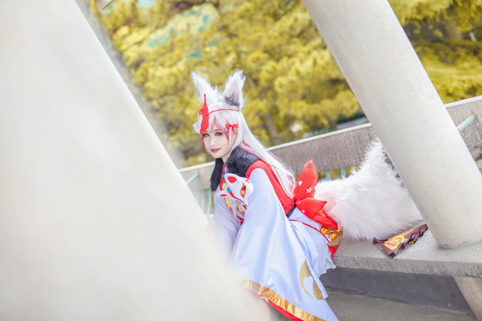阴阳师手游 妖狐COS写真