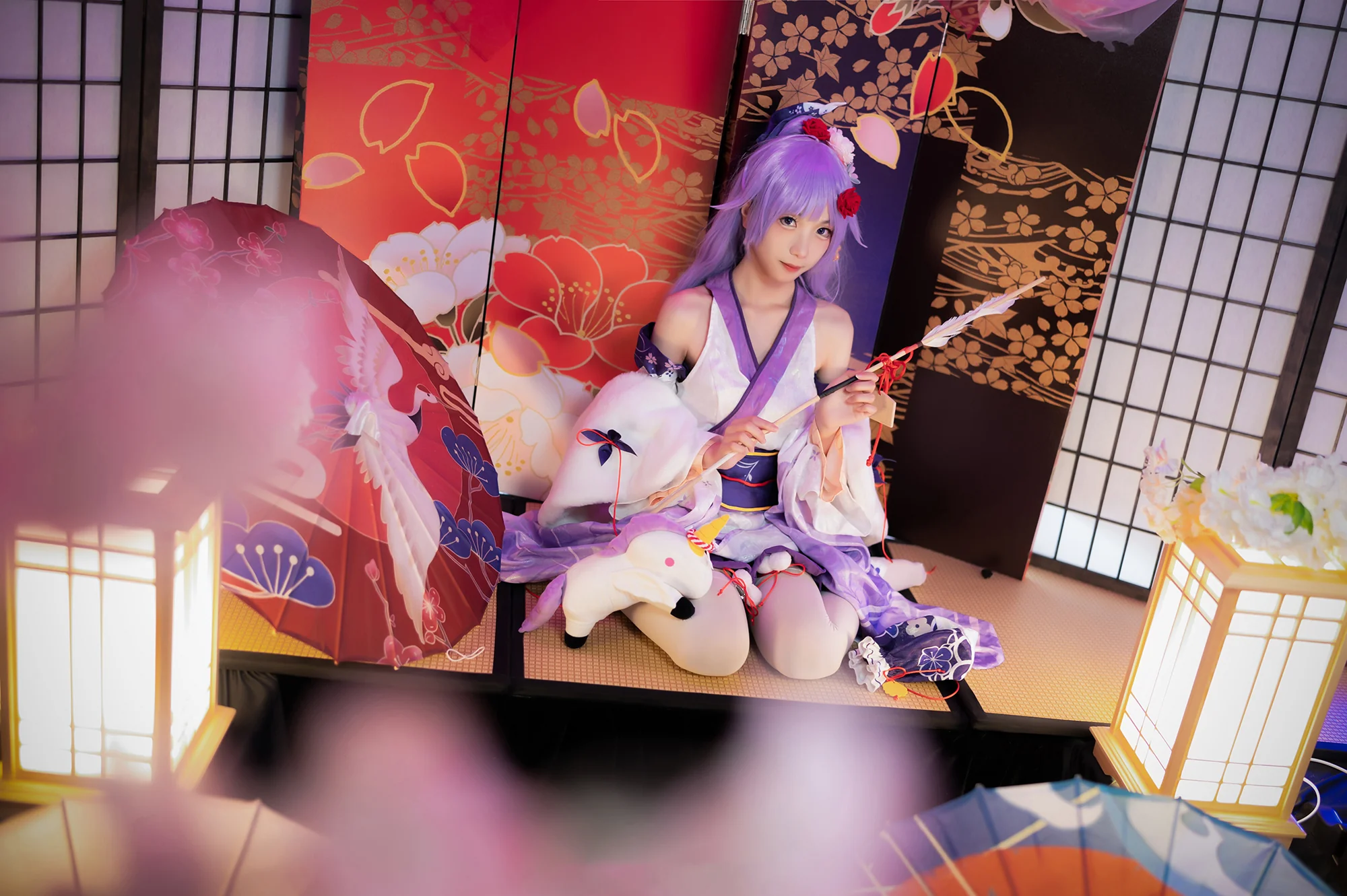 《碧蓝航线》独角兽COS写真