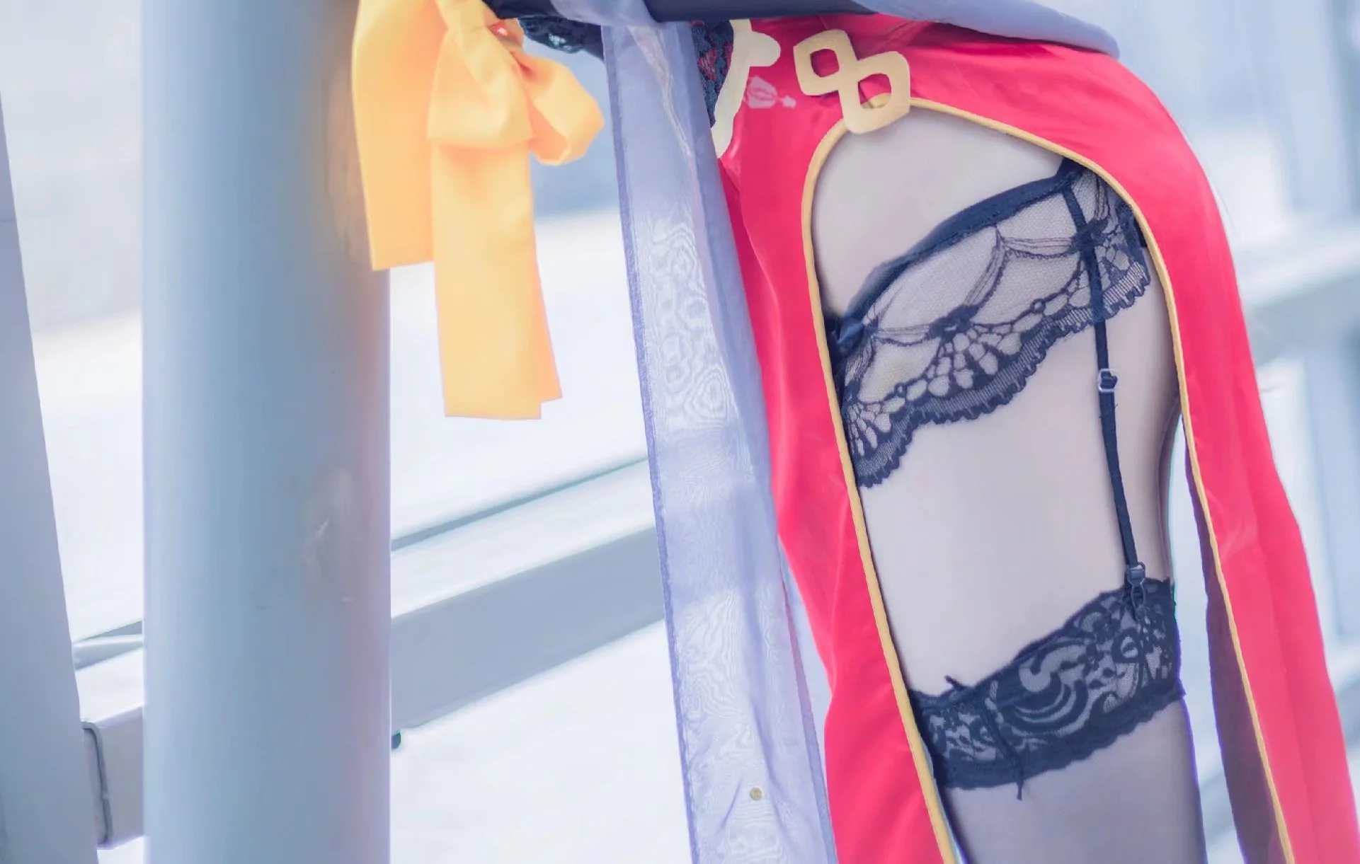 少女前线dsr50红牡丹COS写真