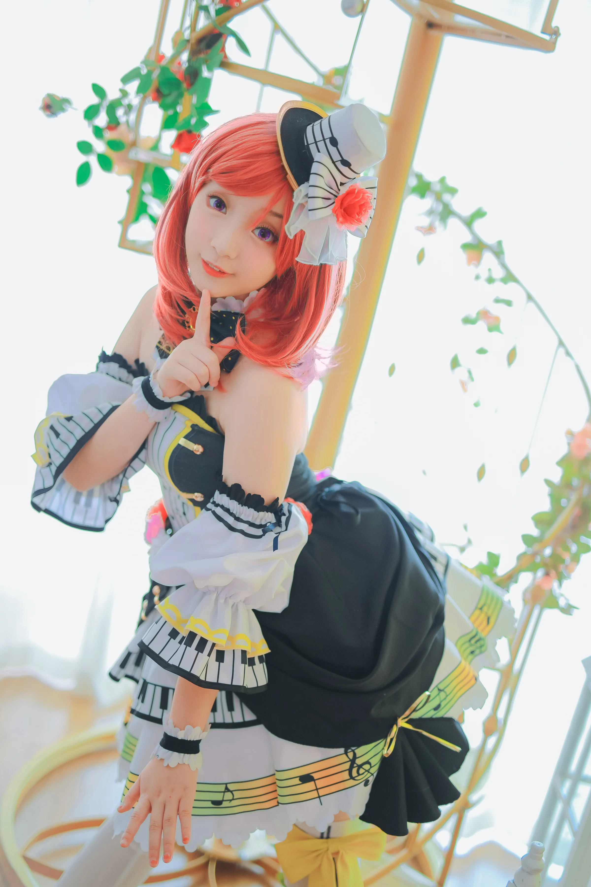 西木野真姬乐器觉醒COS写真