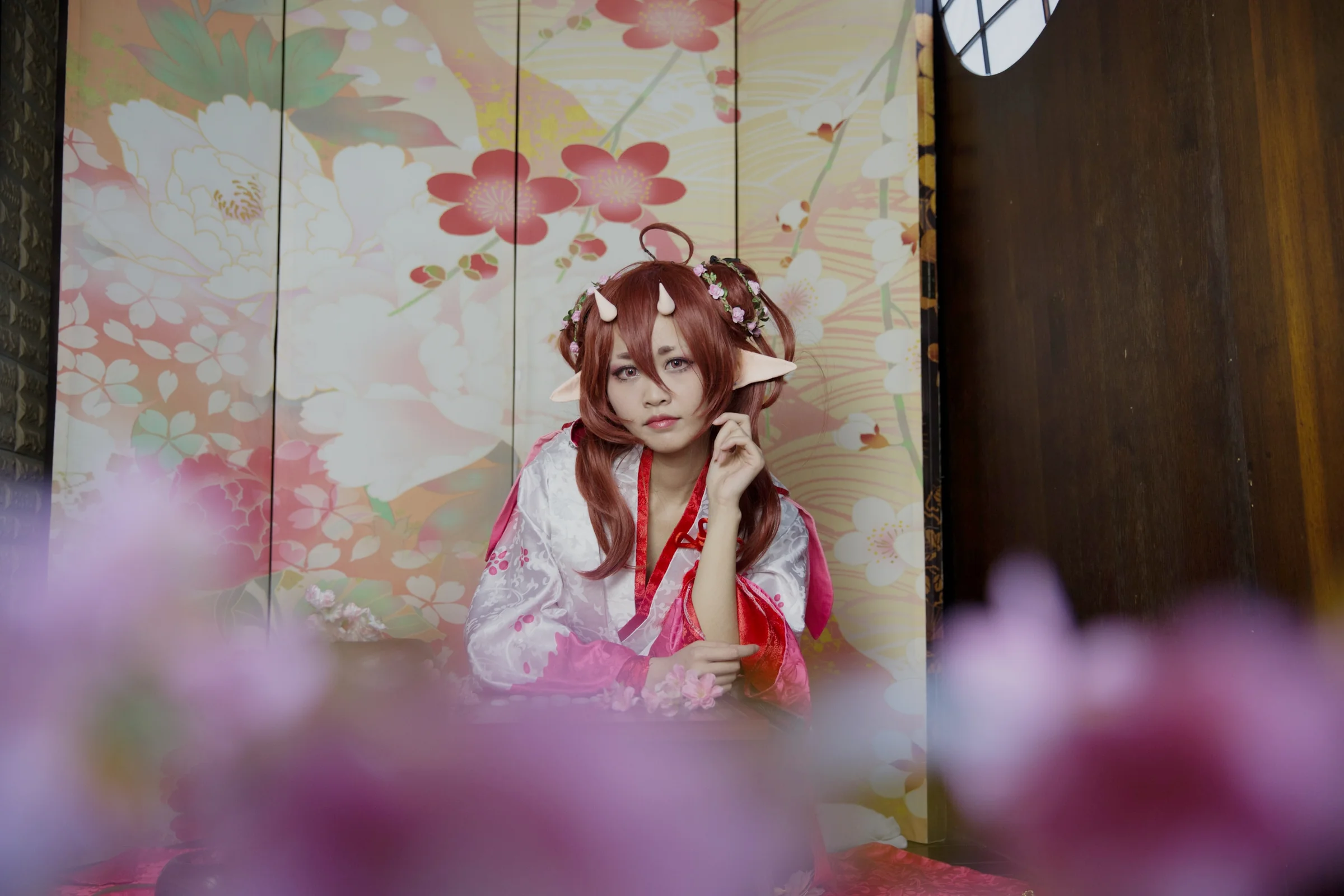 阴阳师桃花妖COS写真
