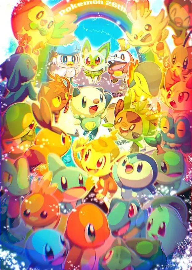 美图 | 宝可梦 御三家同人作品特辑｜高清图片集