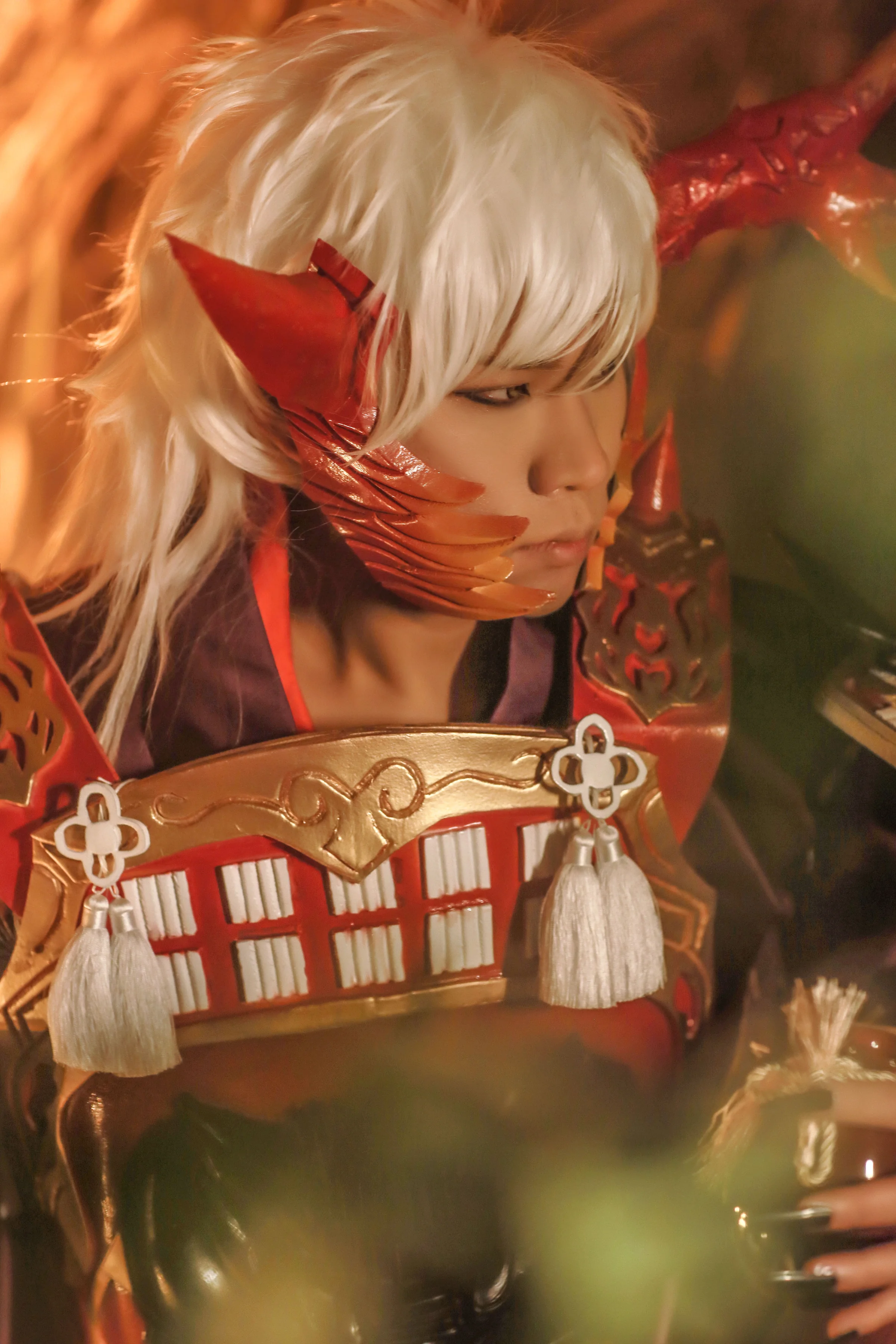阴阳师茨木童子COS写真