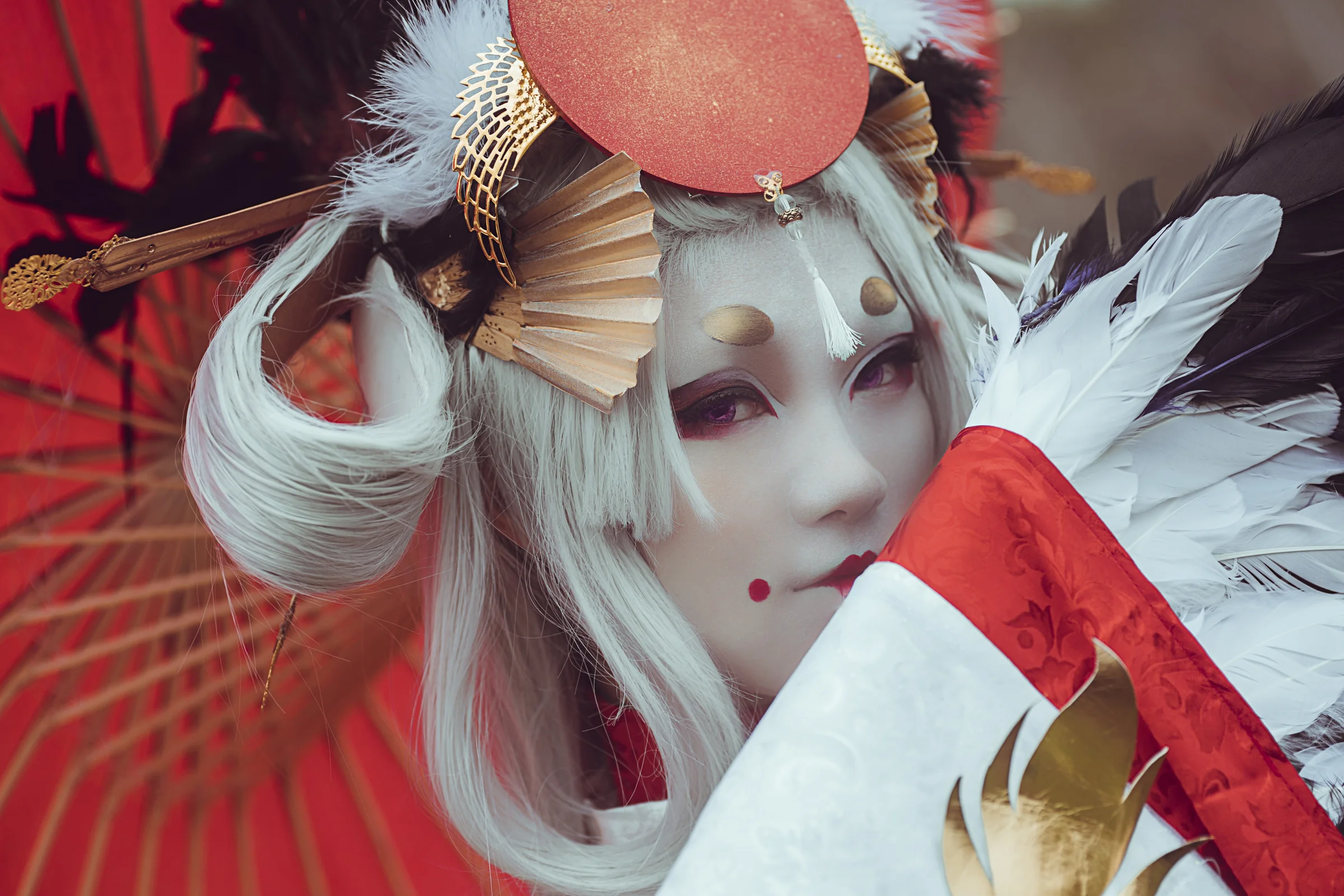 阴阳师手游——姑获鸟·金鸾鹤羽COS写真