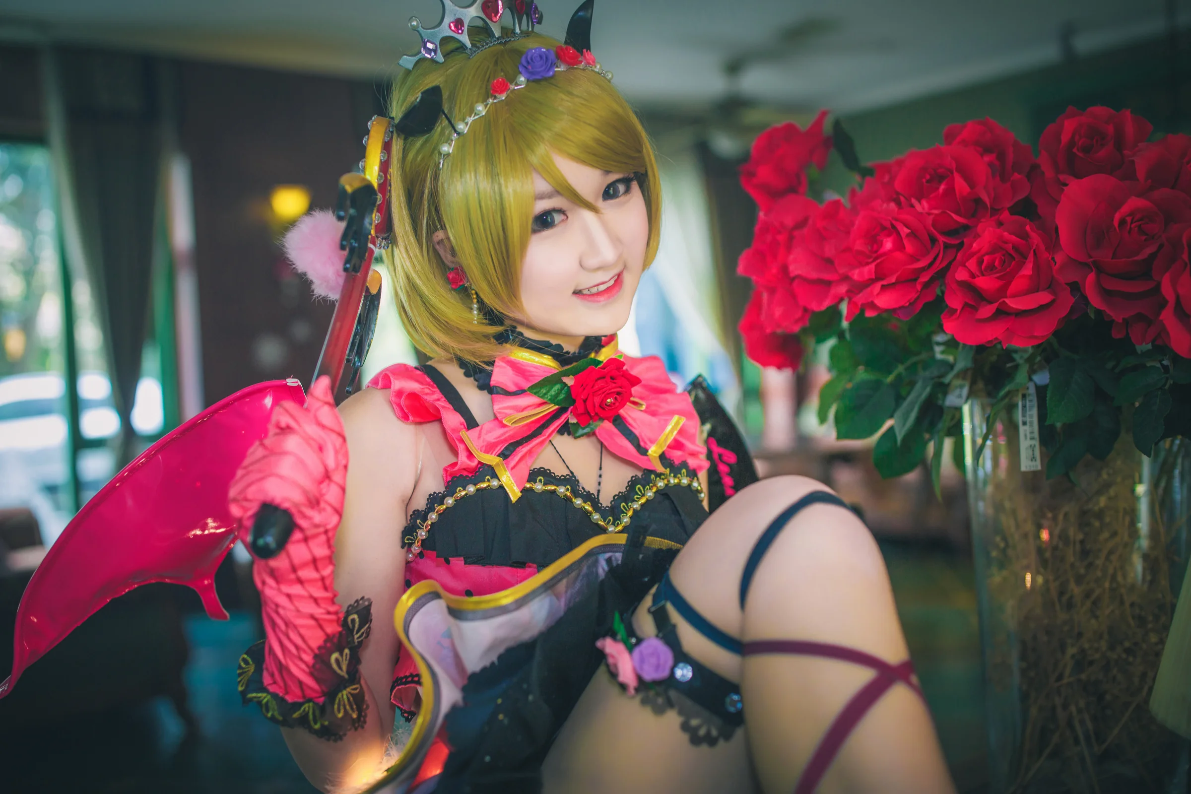 LoveLive花阳小恶魔觉醒COS写真