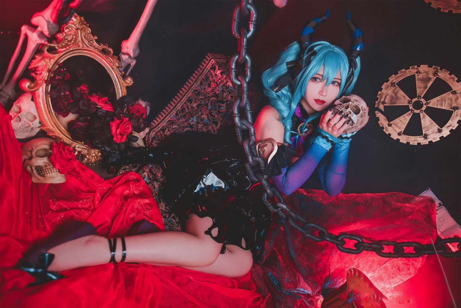 初音未来小恶魔COS写真