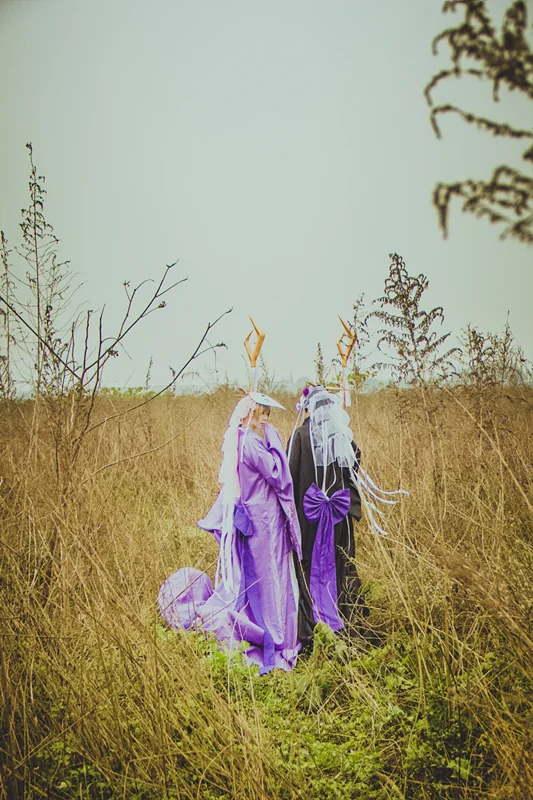 夏目友人帐丰月神/不月神COS写真