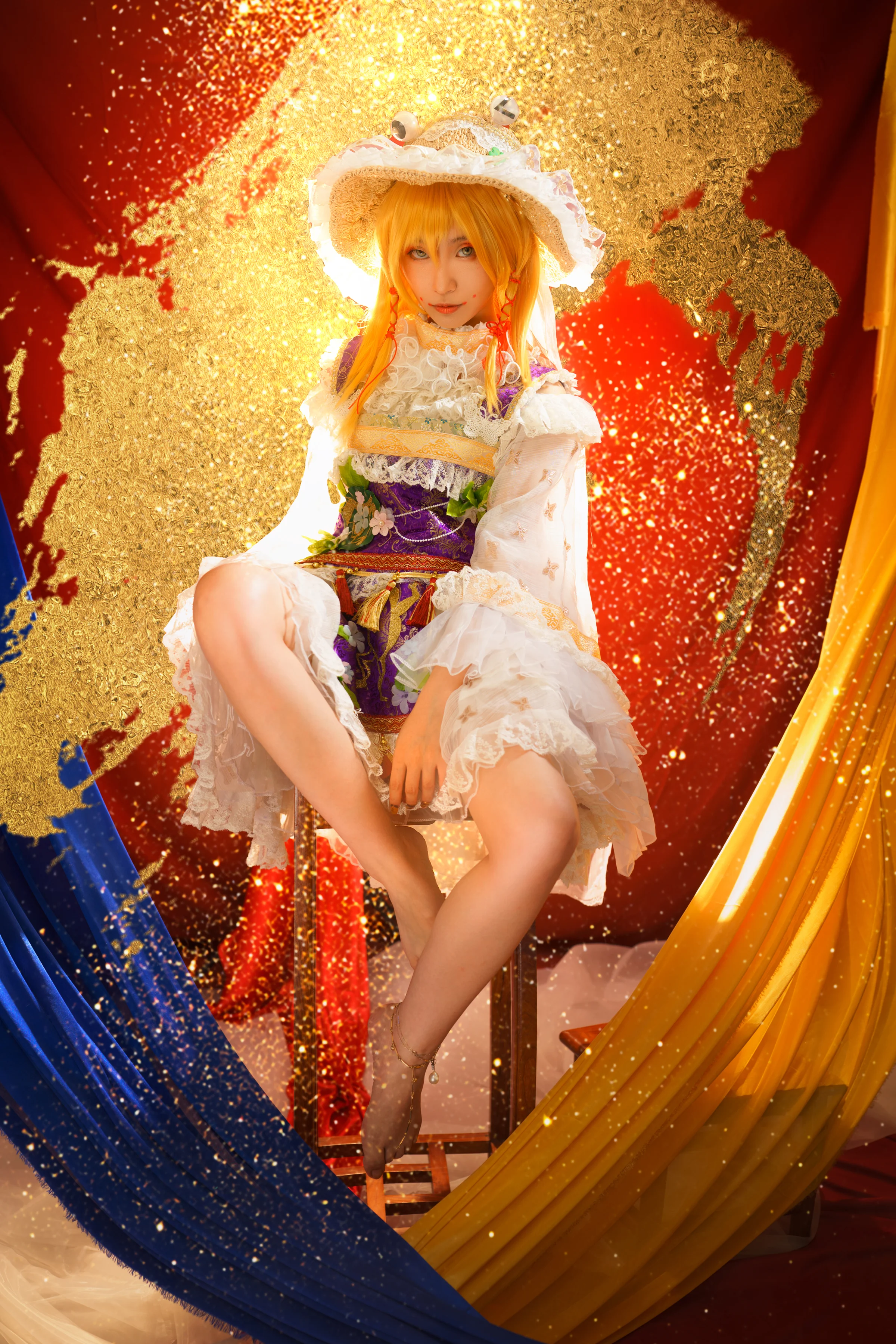 东方project 青蛙子 COS写真