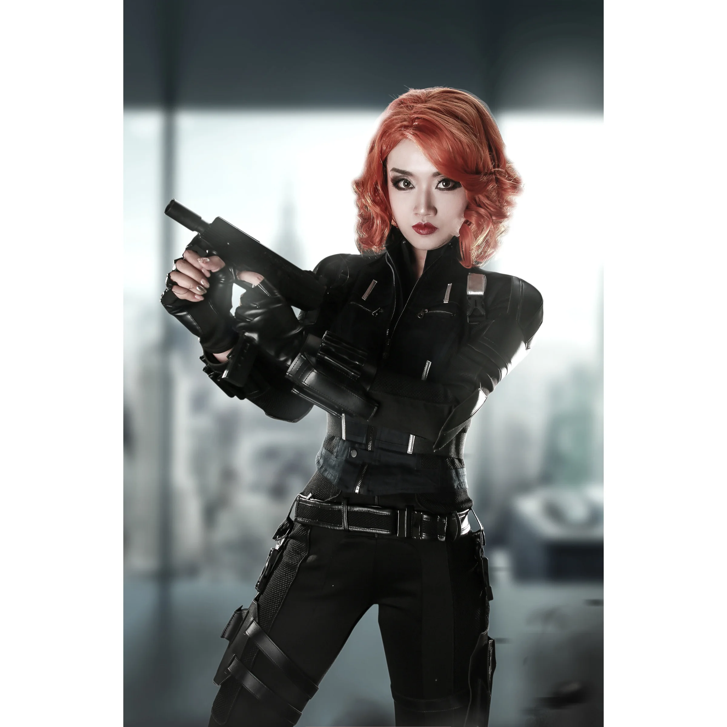 黑寡妇 black widow COS写真