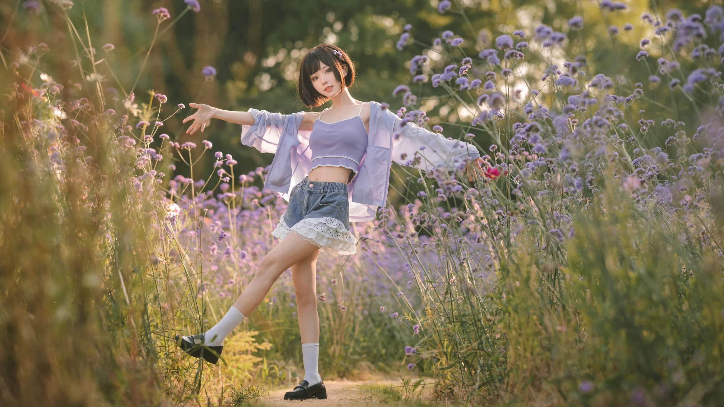 花柒Hana – 马鞭草｜高清图片集