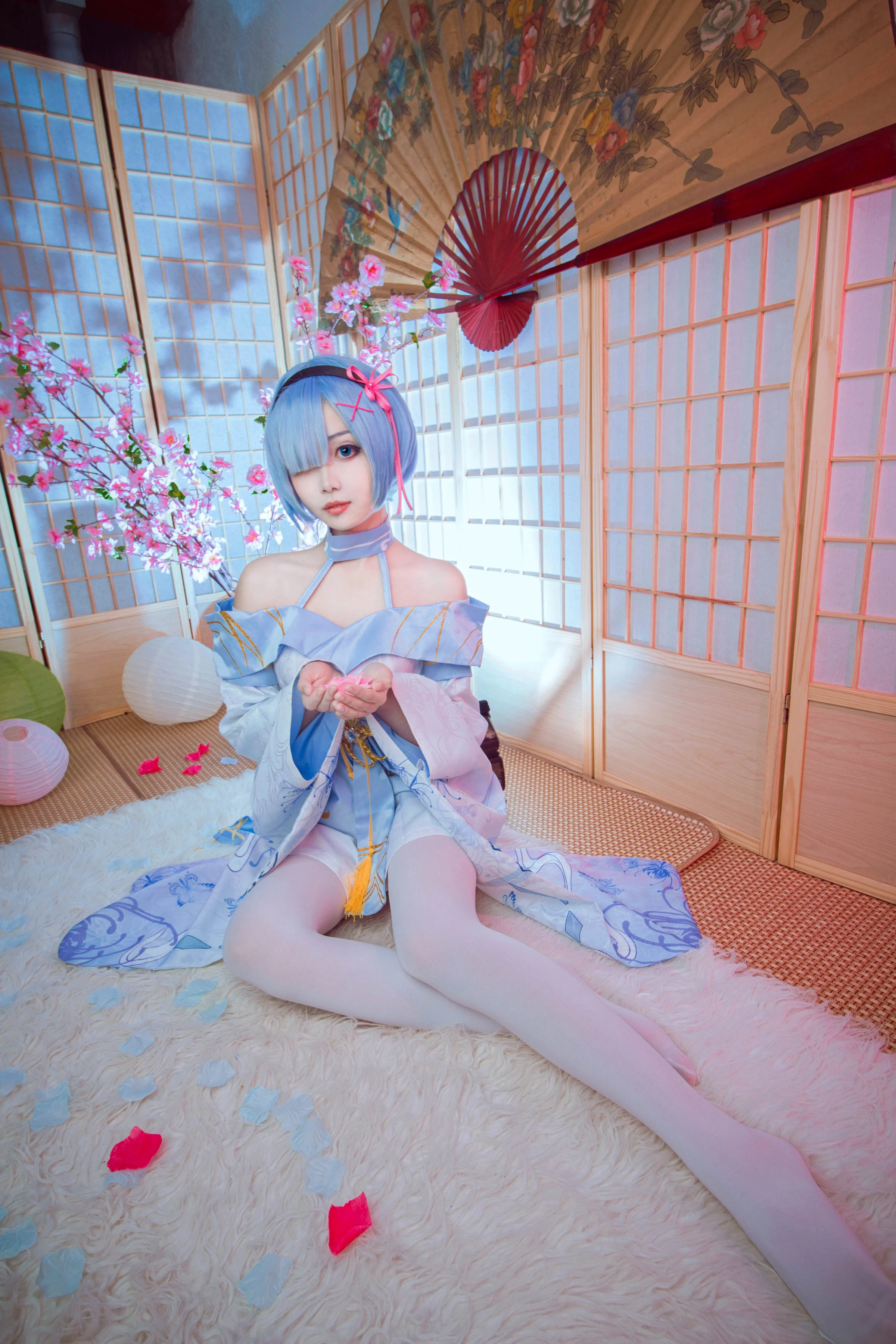 从零开始的异世界生活 蕾姆祭典和服COS写真