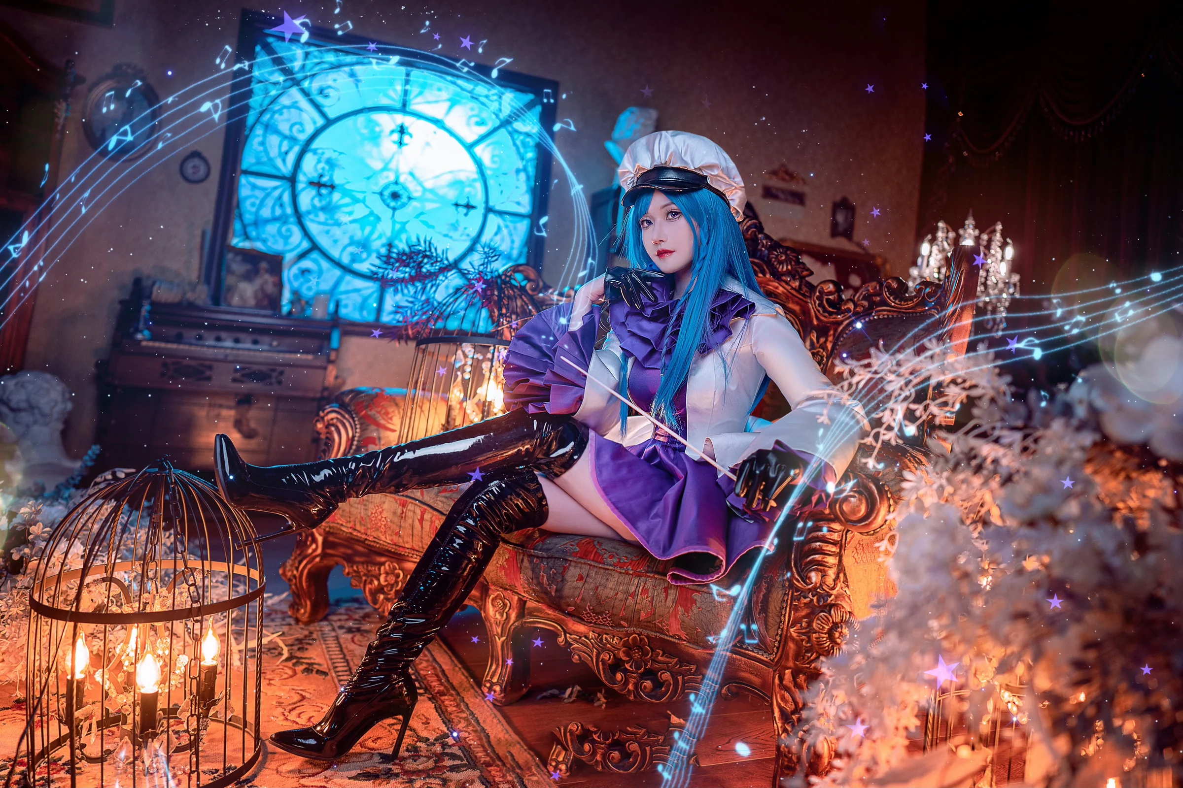 musedash &东方project，玛莉嘉&博丽灵梦COS写真