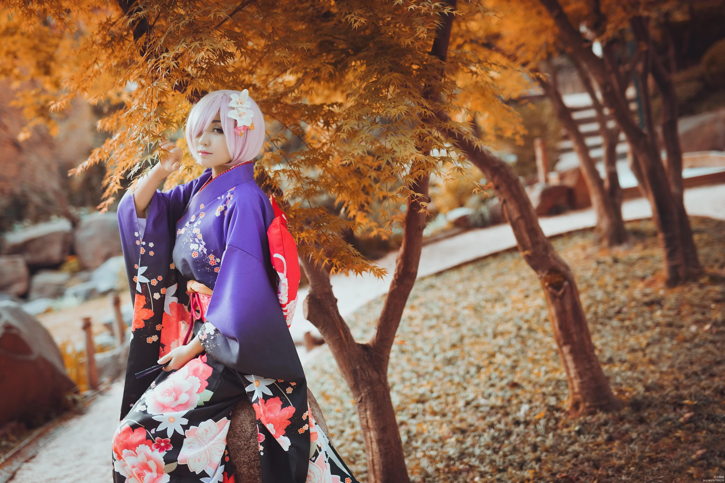fate./grand order玛修和服COS写真
