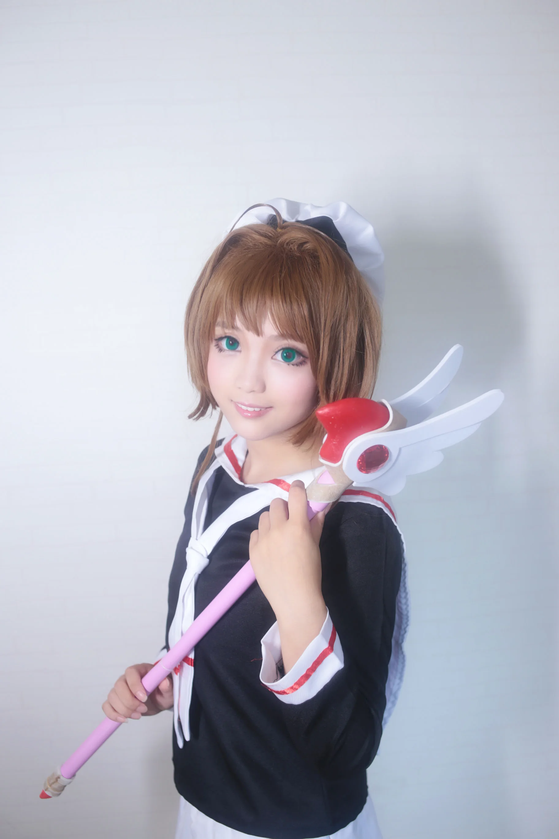 魔卡少女樱 小樱&小狼COS写真