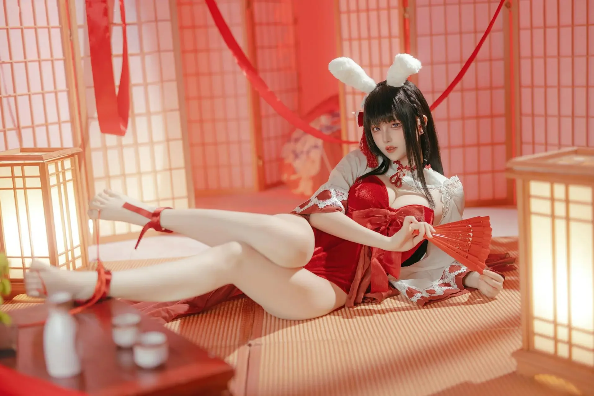 屿鱼 – 碧蓝航线 大山·祈愿的巫女兔｜高清图片集
